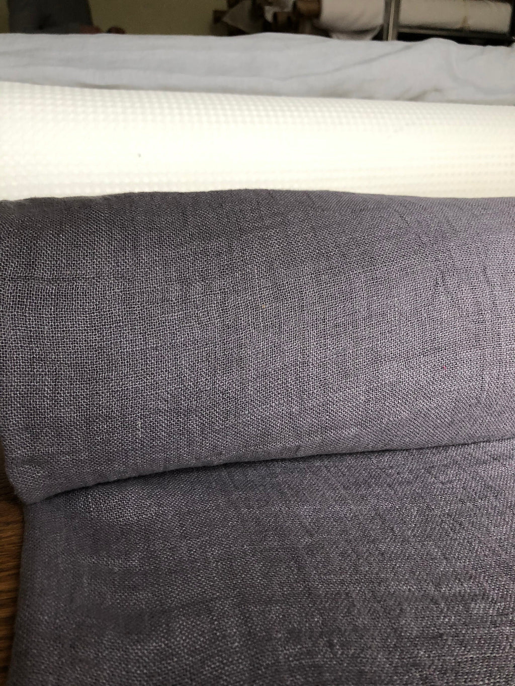 Purple Linen Fabric: 100% Natural, Medium Weight - 55" Wide