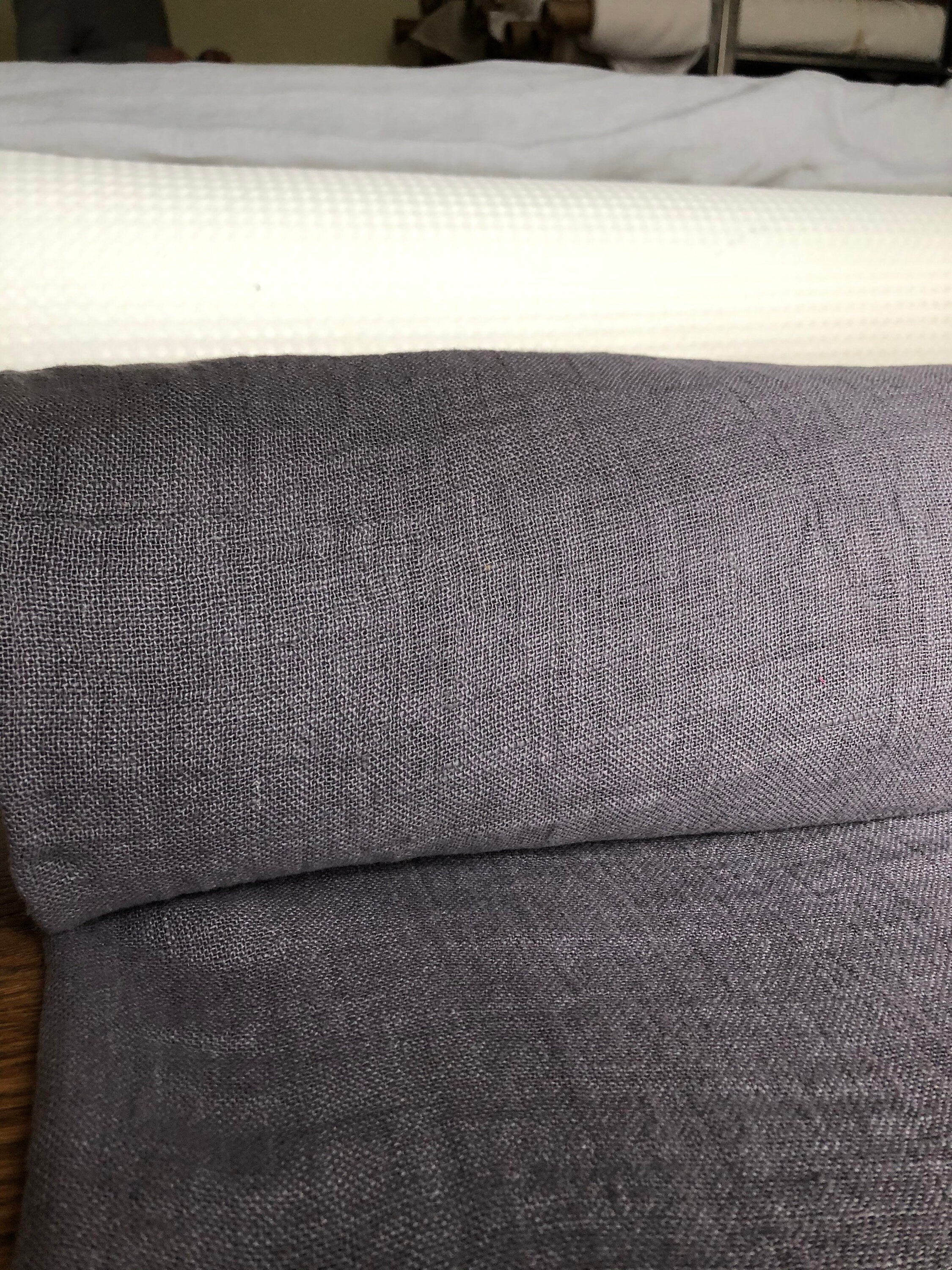 Purple Linen Fabric: 100% Natural, Medium Weight - 55" Wide