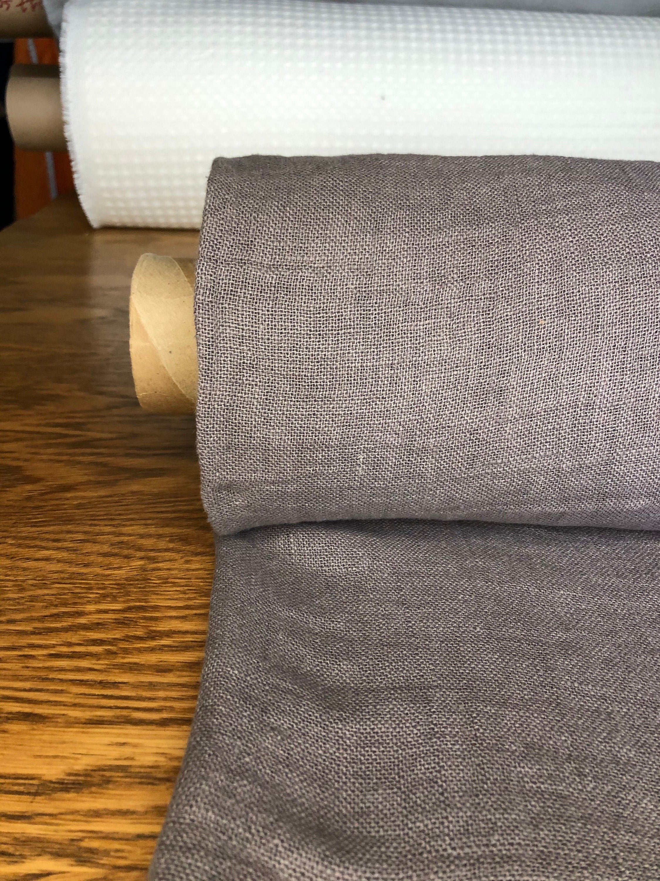 Purple Linen Fabric: 100% Natural, Medium Weight - 55" Wide