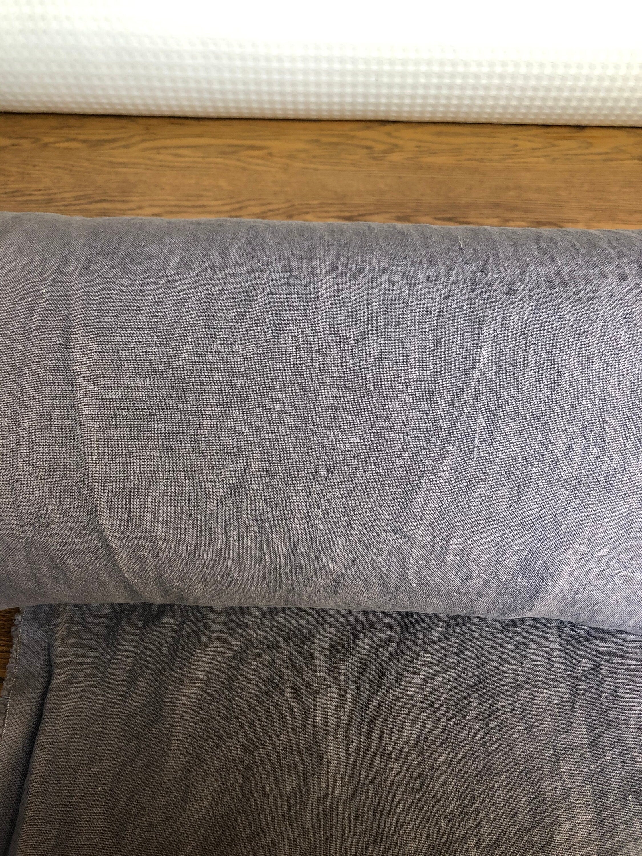 Extra Wide Purple Linen Fabric: Softened 250cm Wide