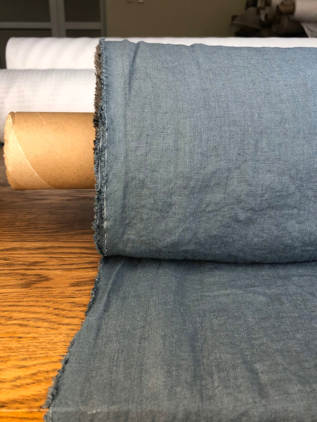Extra Wide Soft Linen Fabric: Natural Bedding, Sewing Material - 99" Width