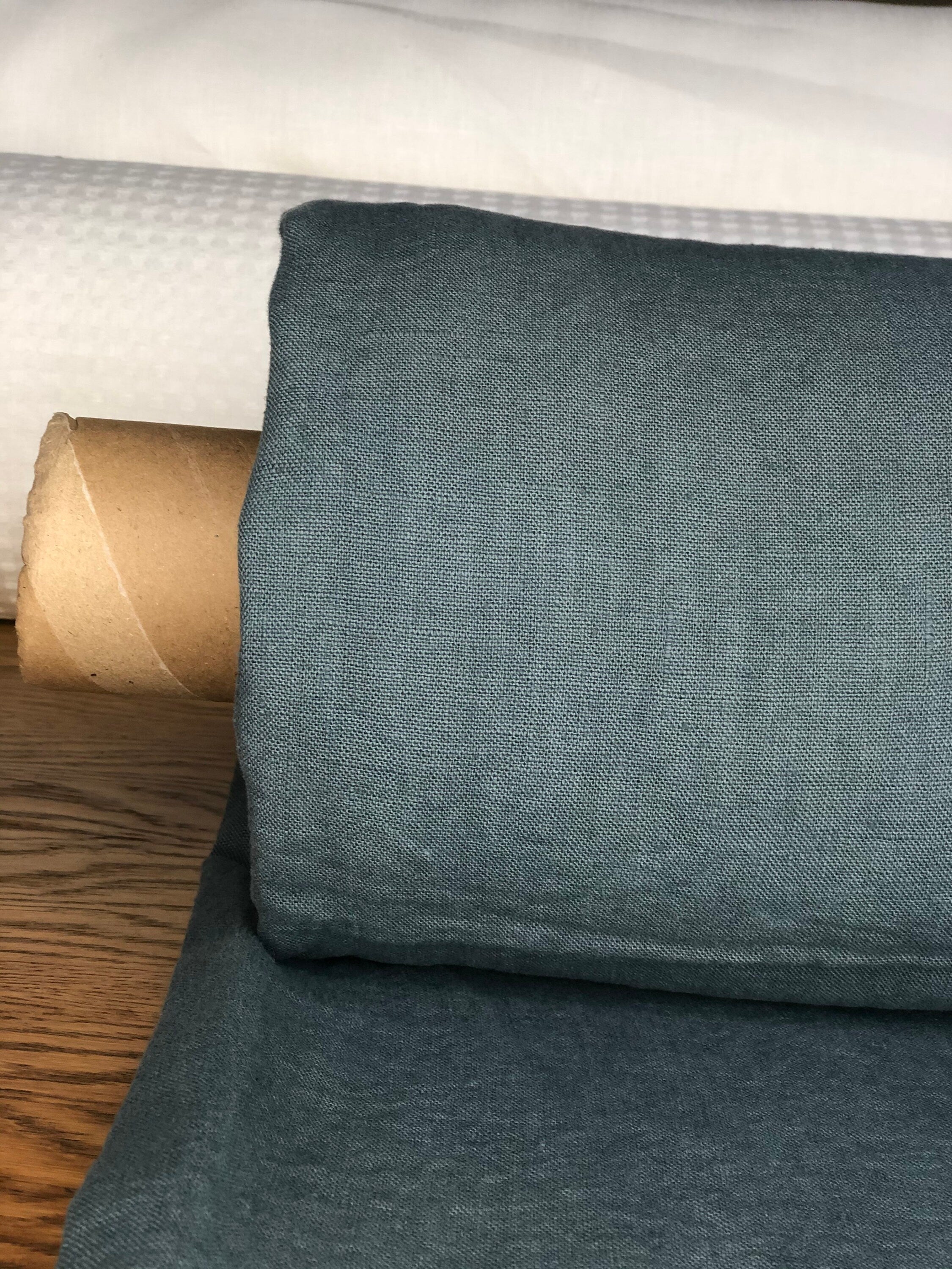 Natural Linen Fabric: 260gsm Weight, 145cm Wide, Sewing & Bedding