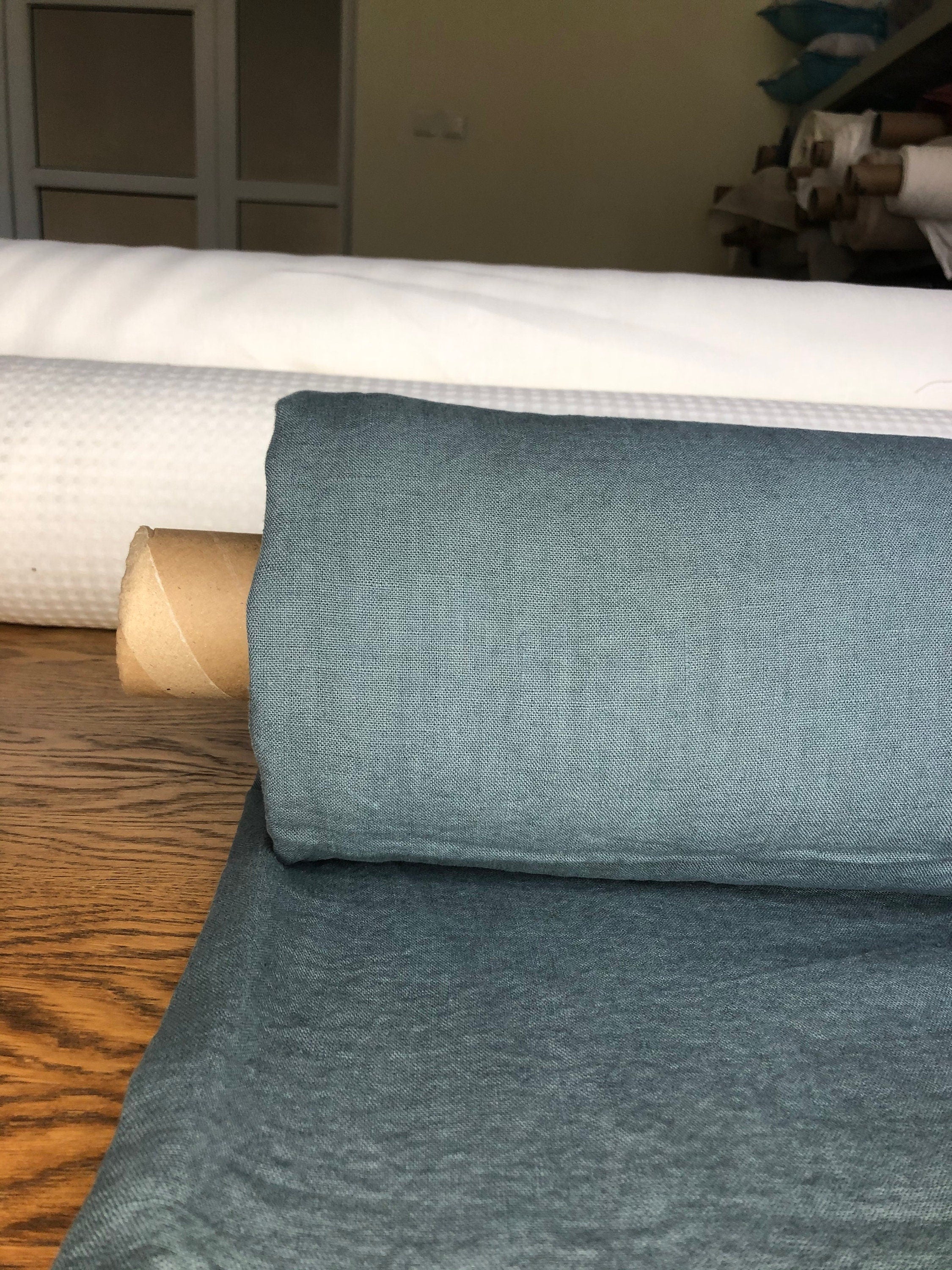 Natural Linen Fabric: 260gsm Weight, 145cm Wide, Sewing & Bedding