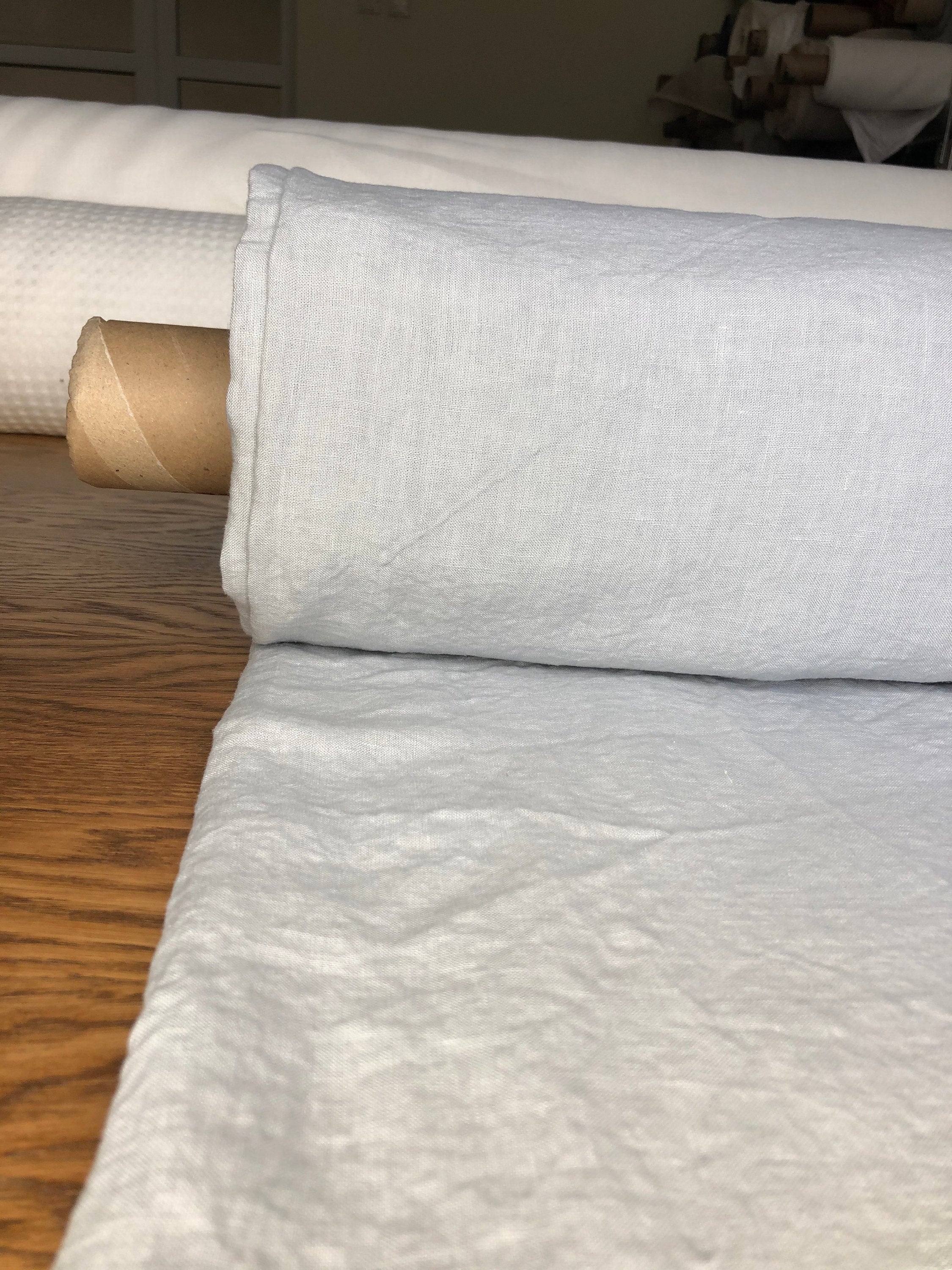Extra Wide Soft Linen Fabric: 250cm Wide, Bedding & Sewing