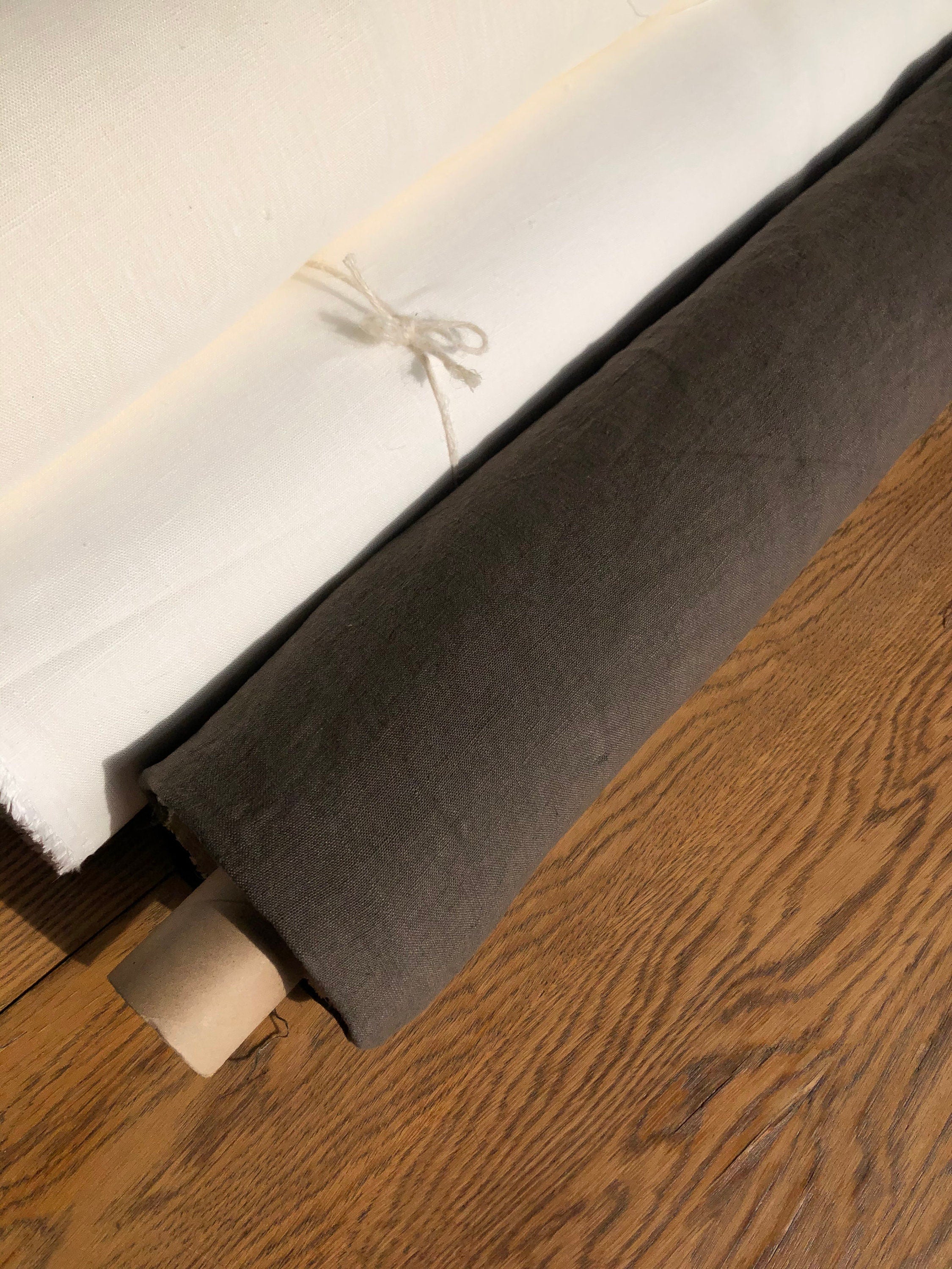 Natural Linen Fabric: 260g, 145cm Wide, Rudas BGO41