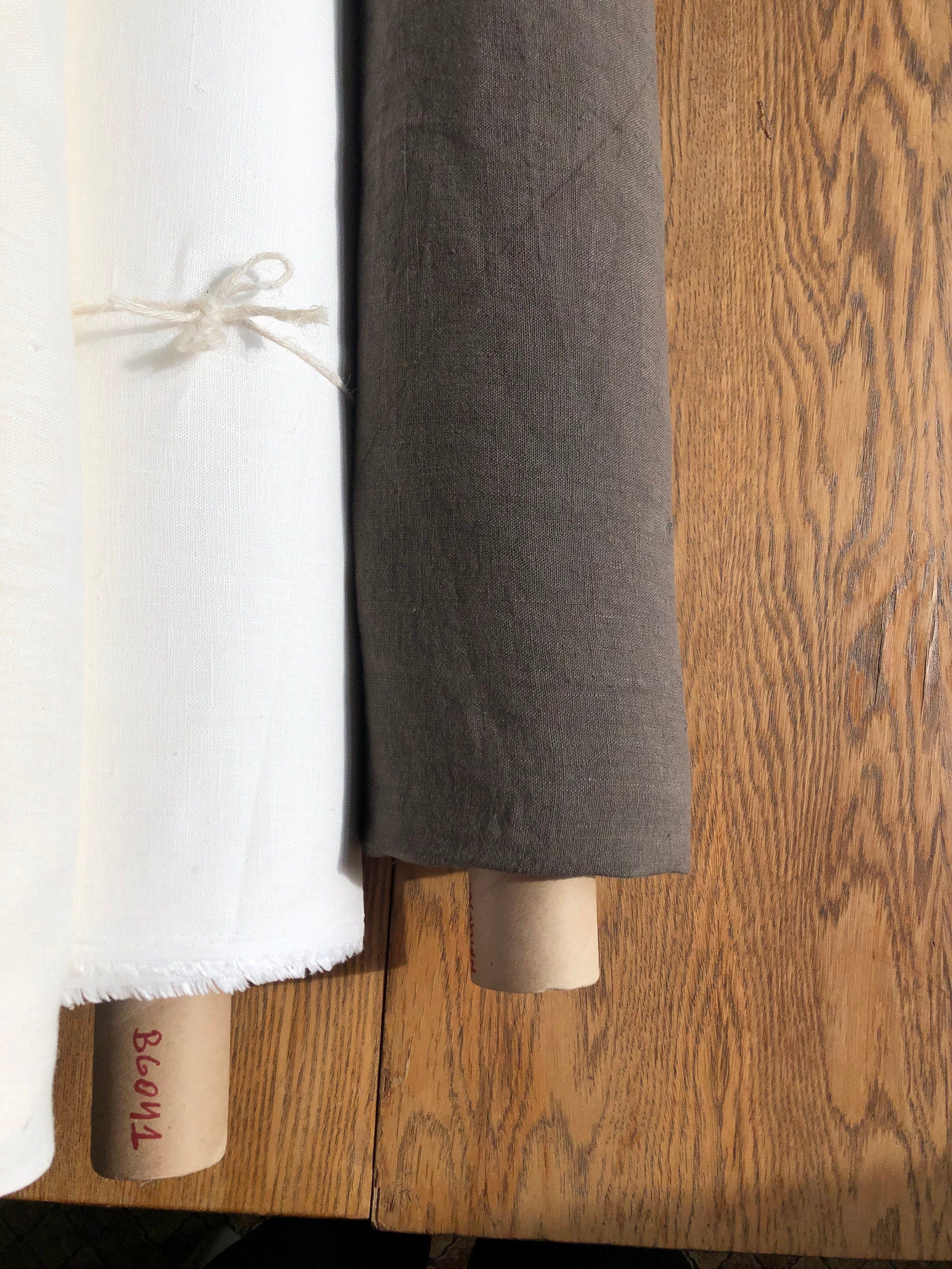 Natural Linen Fabric: 260g, 145cm Wide, Rudas BGO41