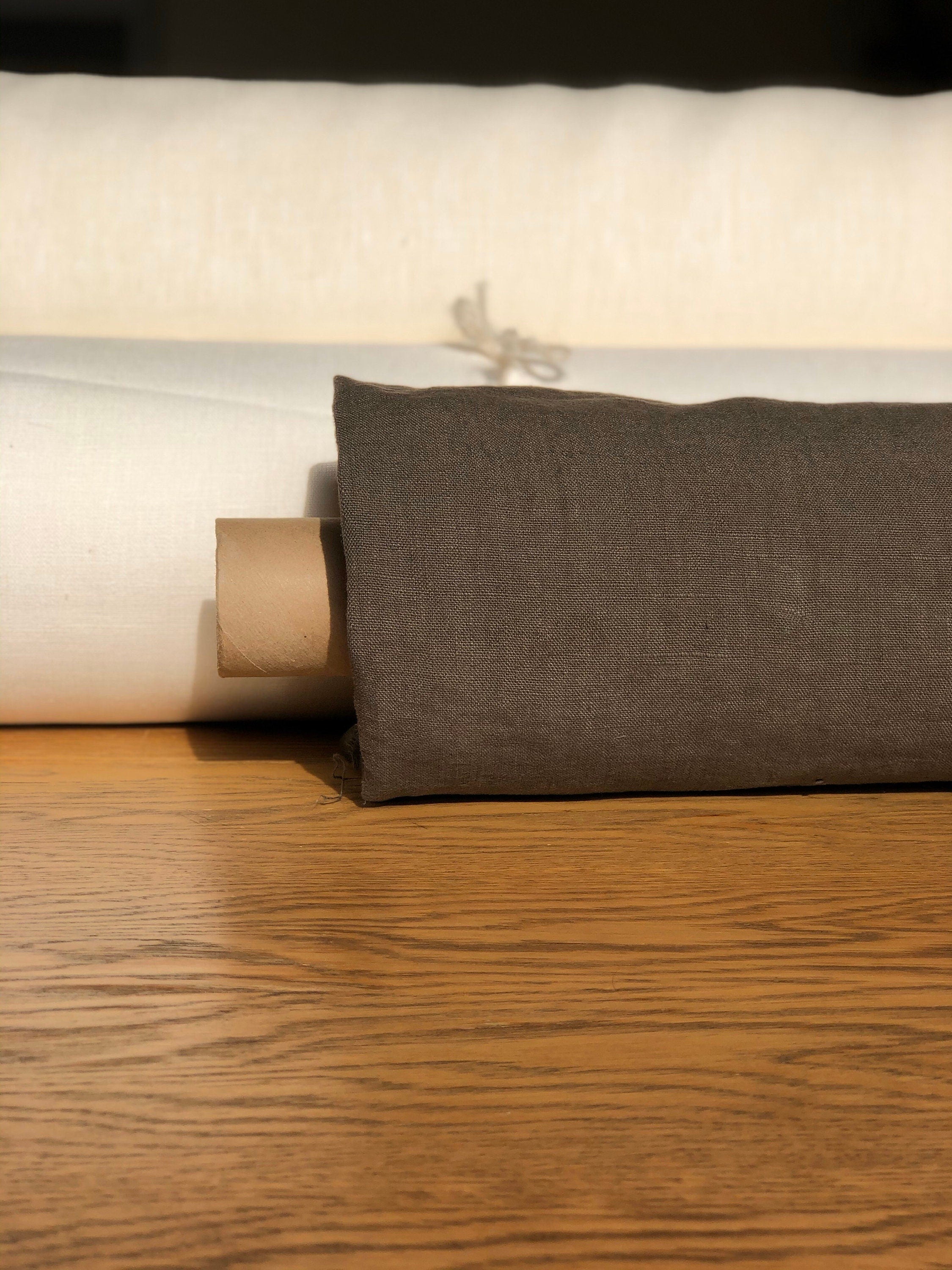Natural Linen Fabric: 260g, 145cm Wide, Rudas BGO41
