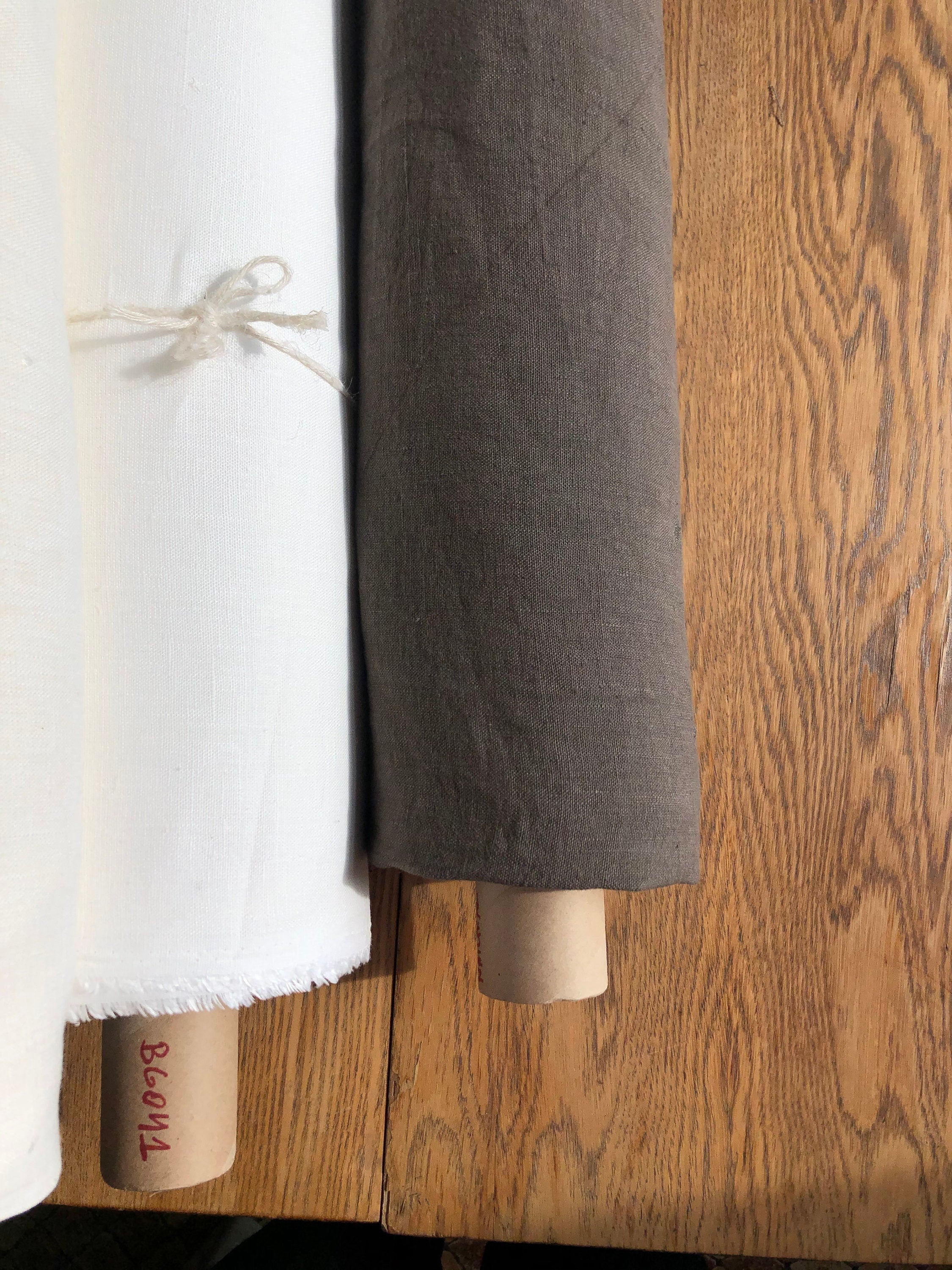 Natural Linen Fabric: 260g, 145cm Wide, Rudas BGO41
