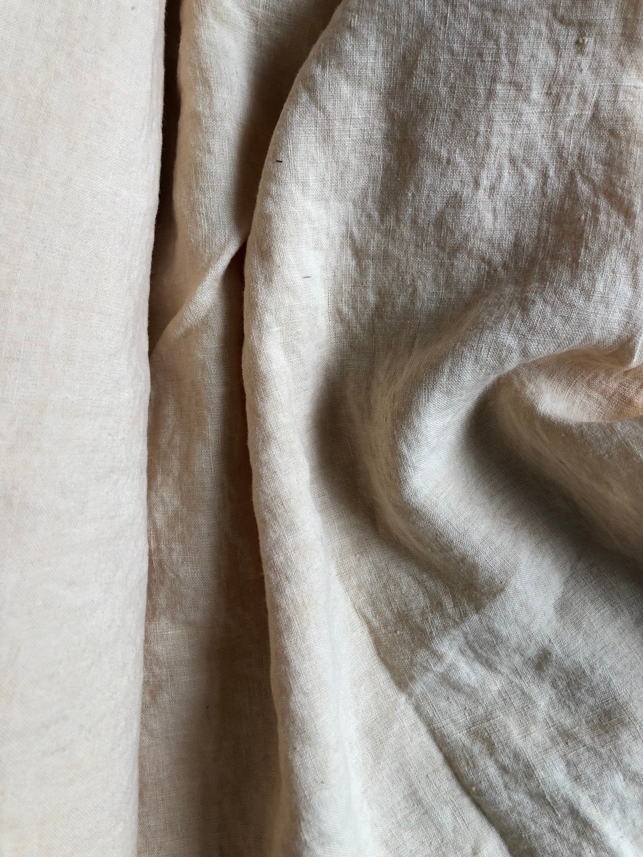 100 % EXTRA wide natural LINEN fabric BGO17soft warm nude , 250 cm width fabric by the metre, bedding linen, bedspread, sewing, lin
