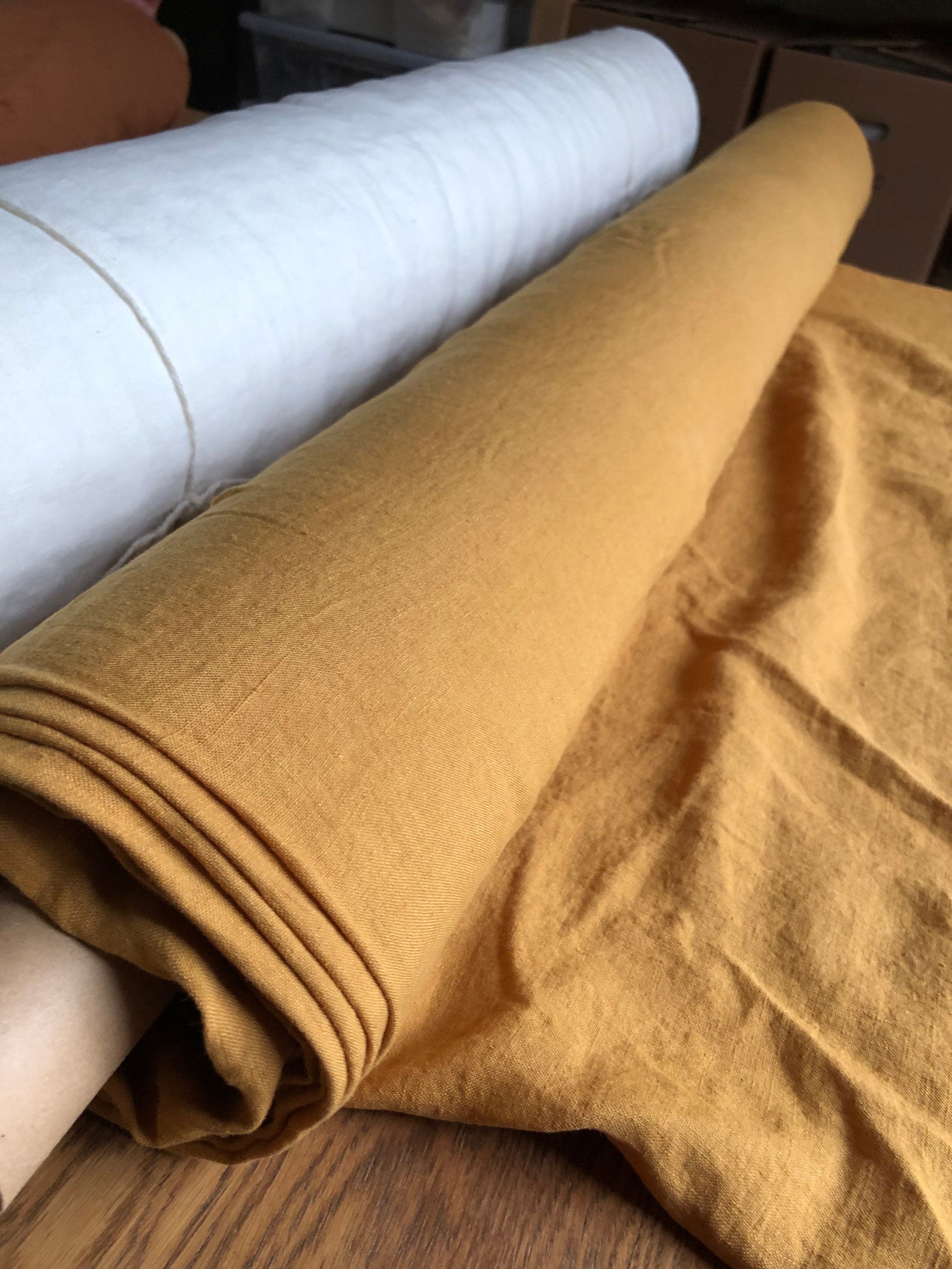 Extra Wide Natural Linen Fabric: Soft Summer Bedding, Apparel (250cm Width)