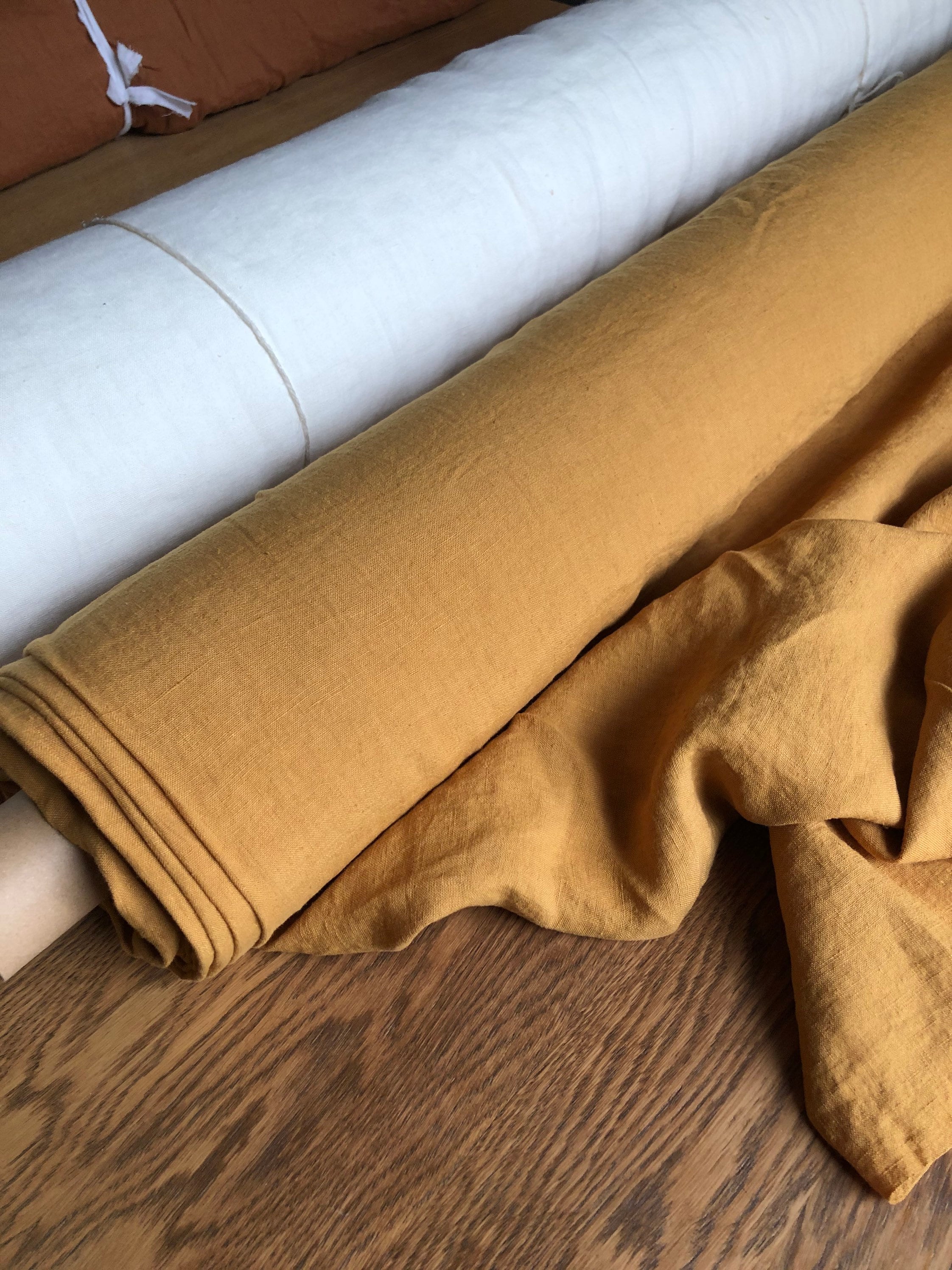 Extra Wide Natural Linen Fabric: Soft Summer Bedding, Apparel (250cm Width)