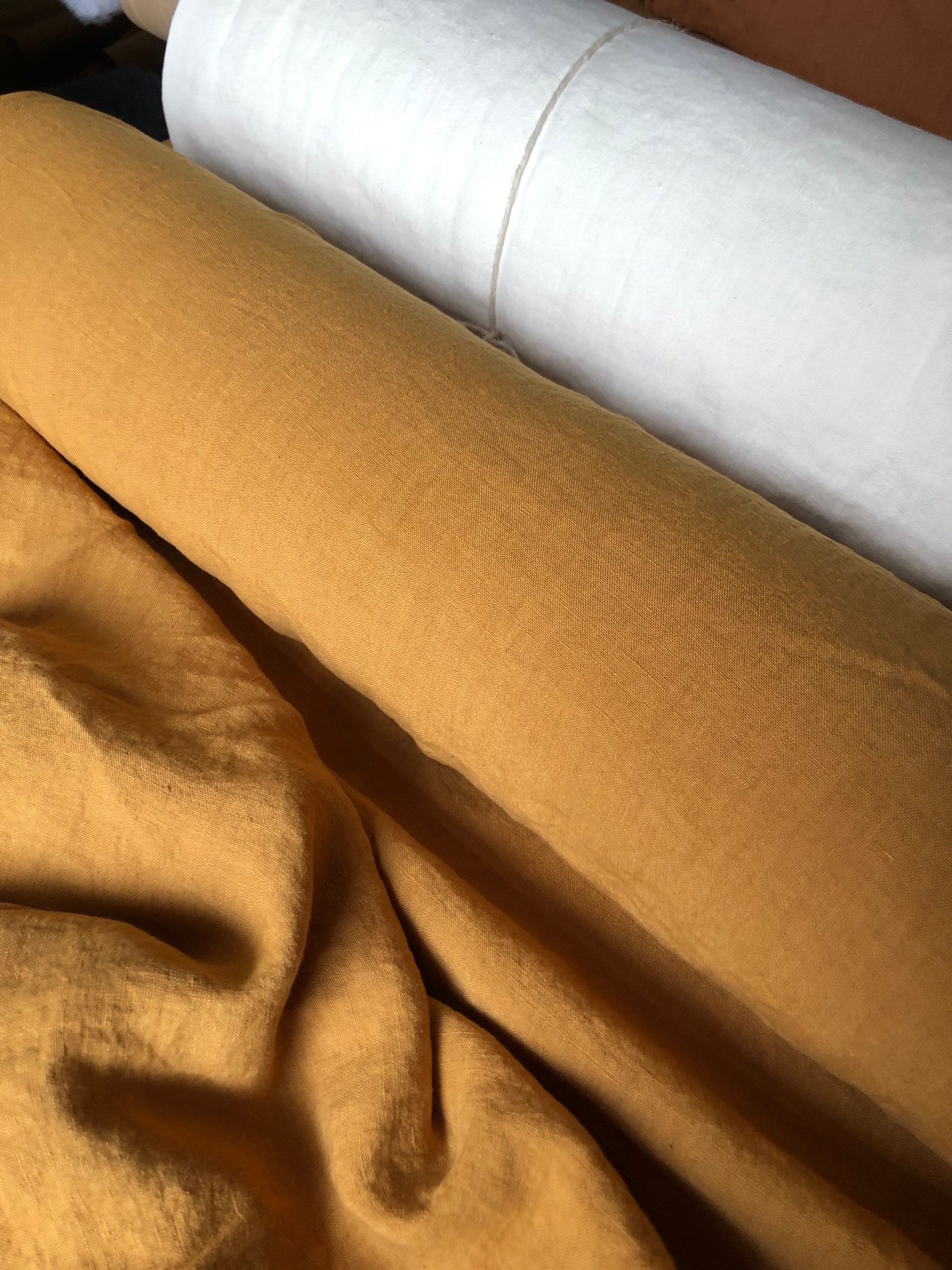 Extra Wide Natural Linen Fabric: Soft Summer Bedding, Apparel (250cm Width)