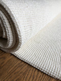 White Waffle Linen Fabric: 80" Extra Wide, 500g