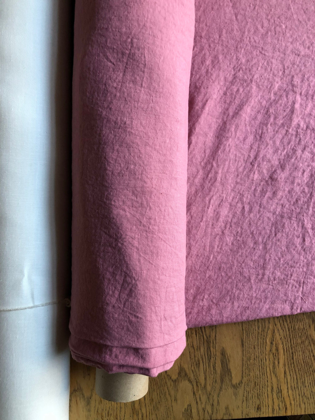 Extra Wide Natural Linen Fabric: Molly BGO17, 250cm Wide