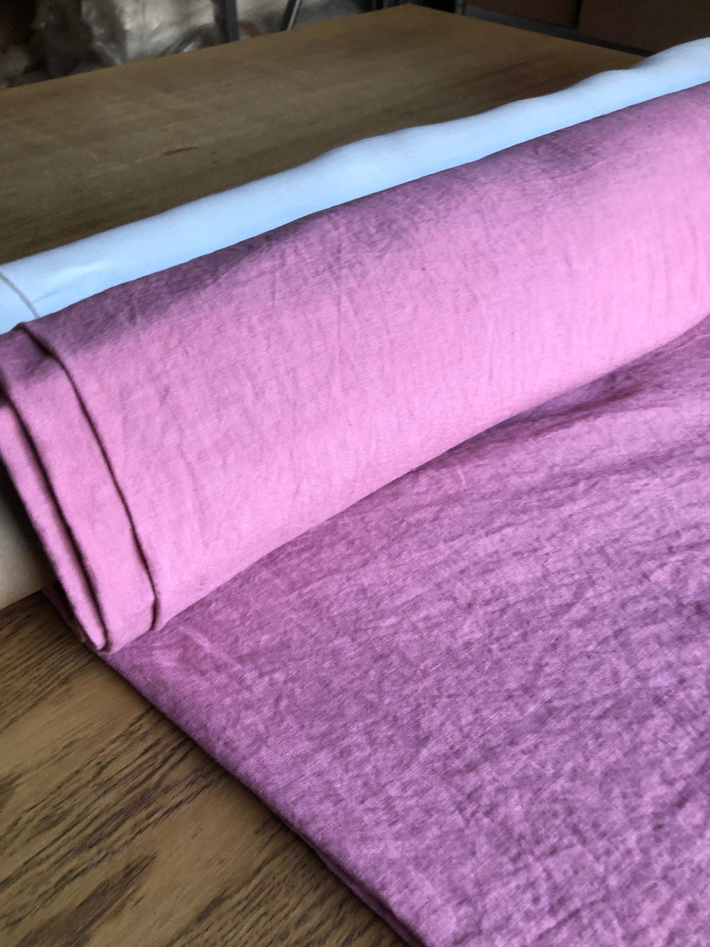 Extra Wide Natural Linen Fabric: Molly BGO17, 250cm Wide