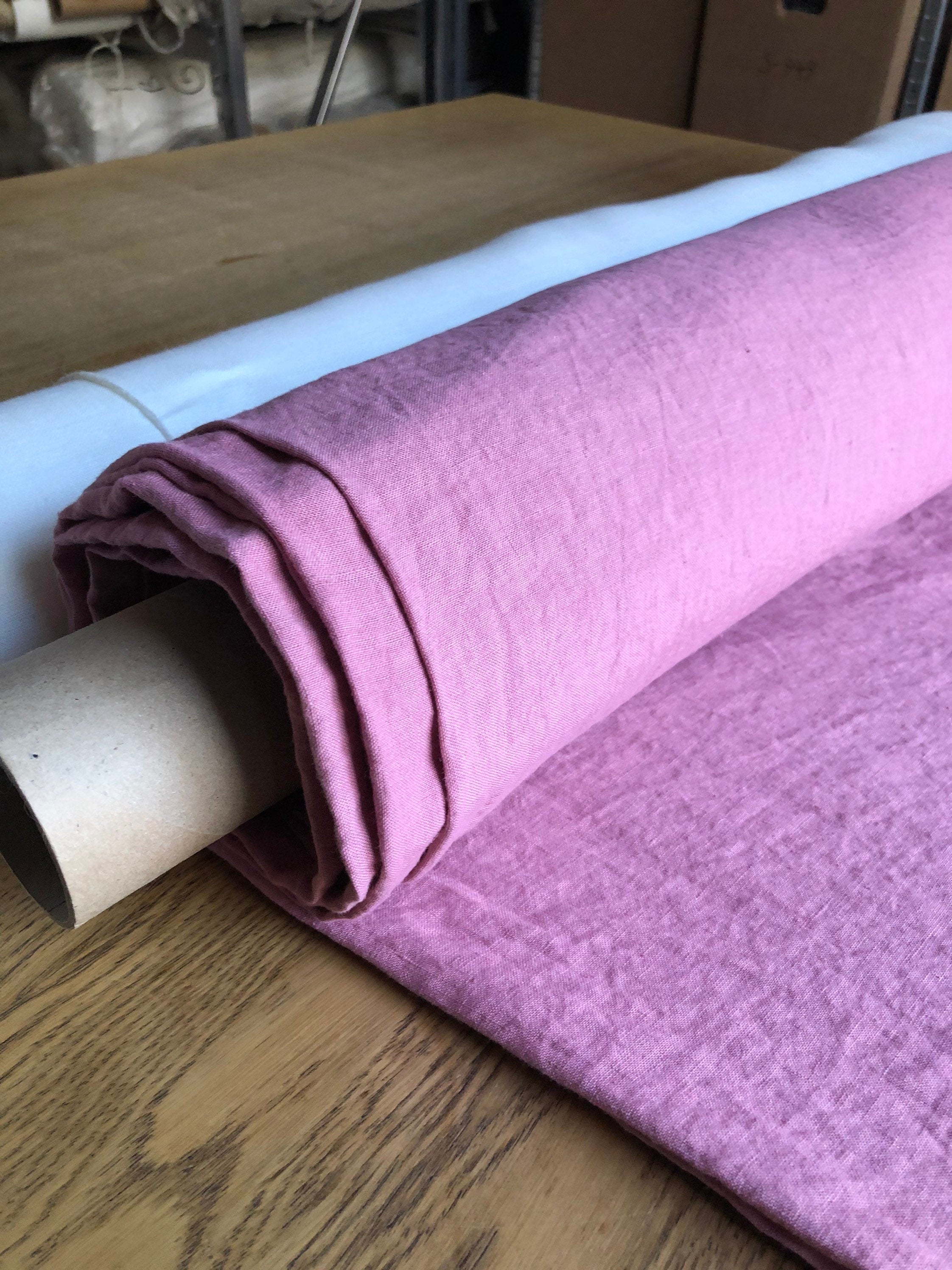 Extra Wide Natural Linen Fabric: Molly BGO17, 250cm Wide