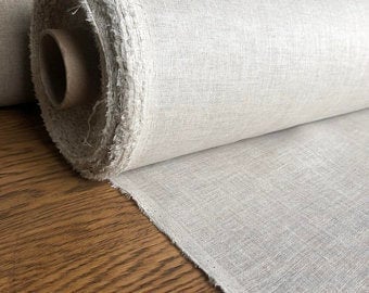 3,00 meters of natural linen fabric BGO2 SOFT