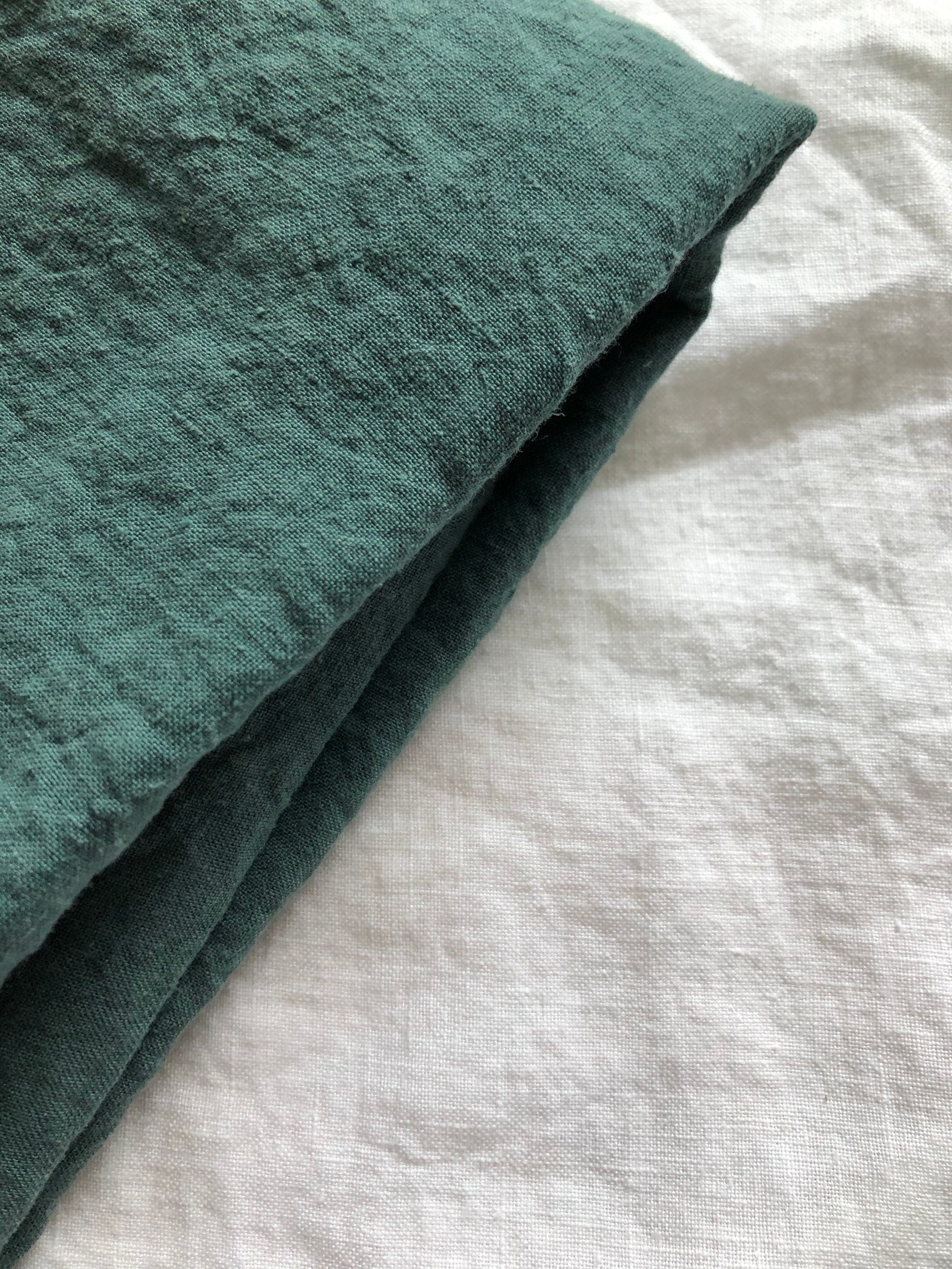 Green Hemp Fabric: Natural Bedding & Sewing Linen (145cm Width)