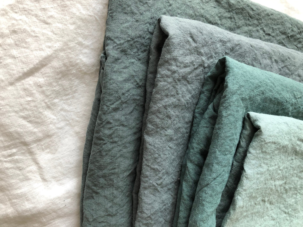 Green Hemp Fabric: 100% Natural Bedding & Sewing Linen (145cm Width)