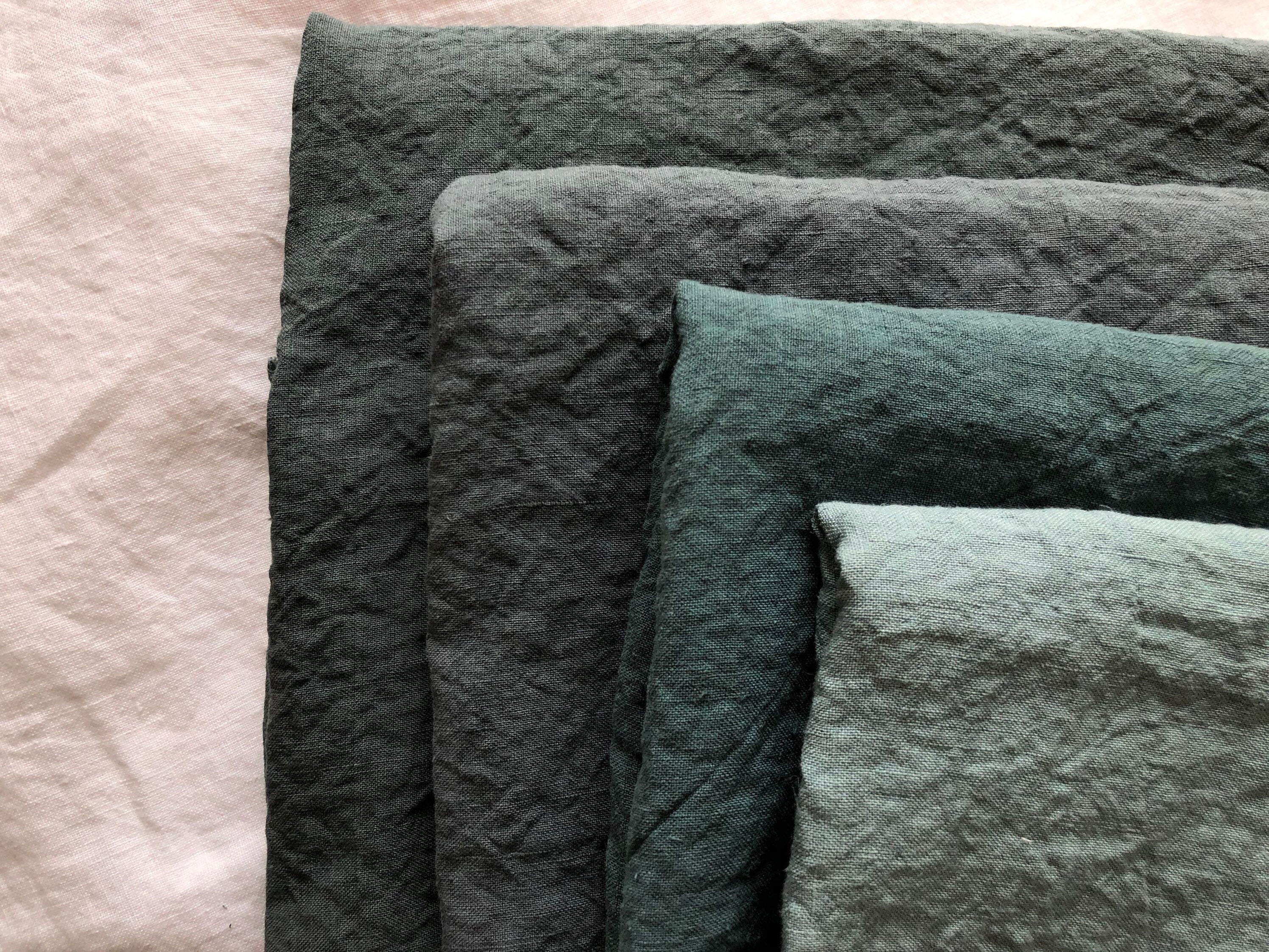 Green Hemp Fabric: 100% Natural Bedding & Sewing Linen (145cm Width)