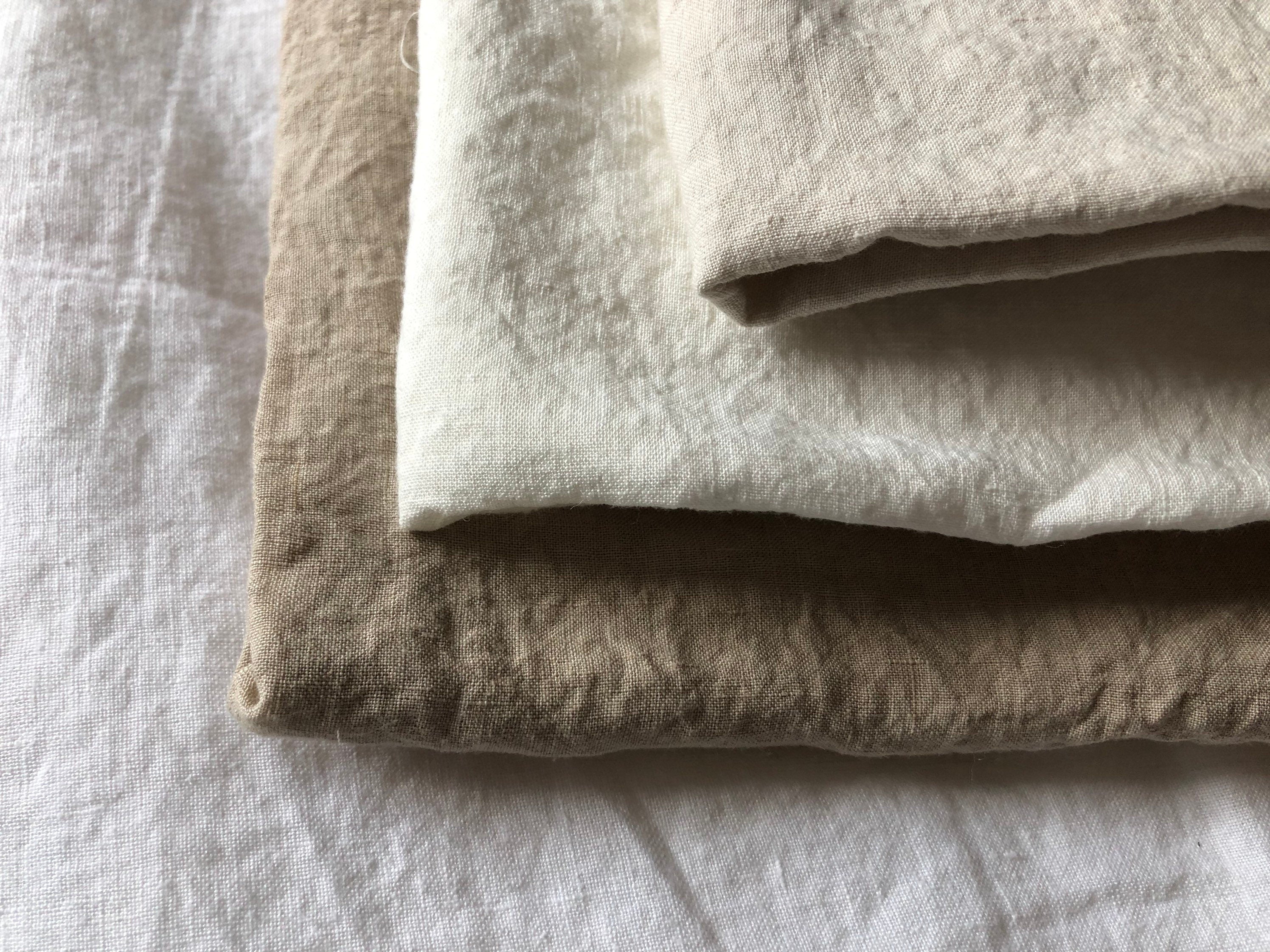 Natural Hemp Fabric: 240g Bedding & Sewing Linen (145cm Width)