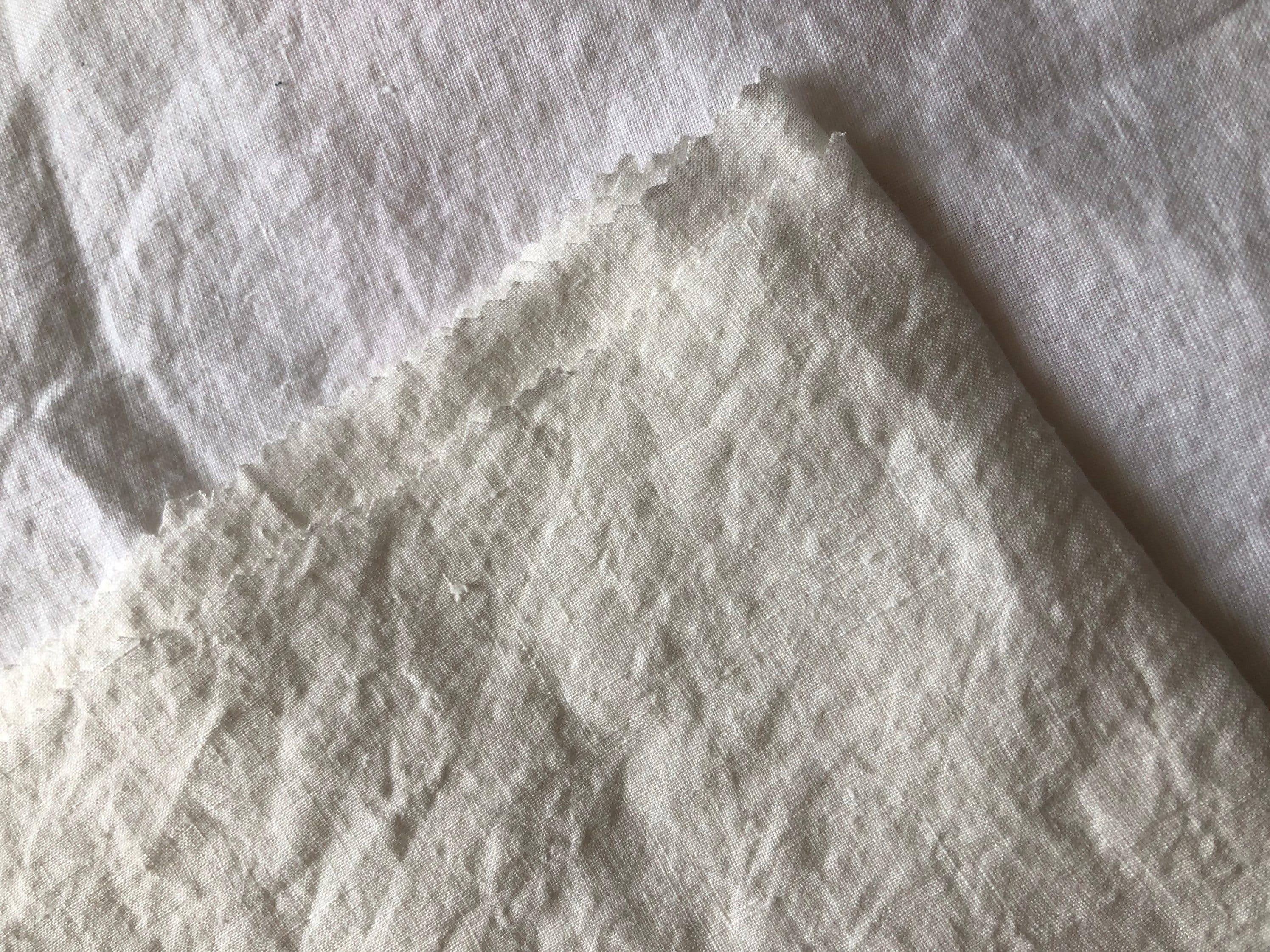 Natural White Hemp Fabric: 200 gsm Bedding & Sewing Linen