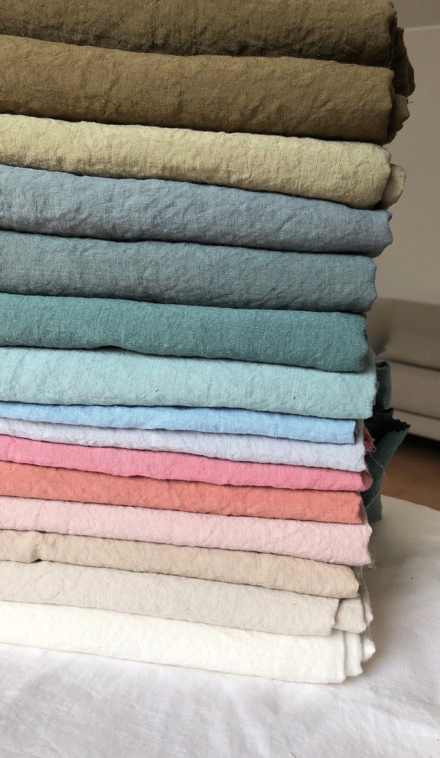 Natural Hemp Fabric: 240g Linen for Bedding & Sewing
