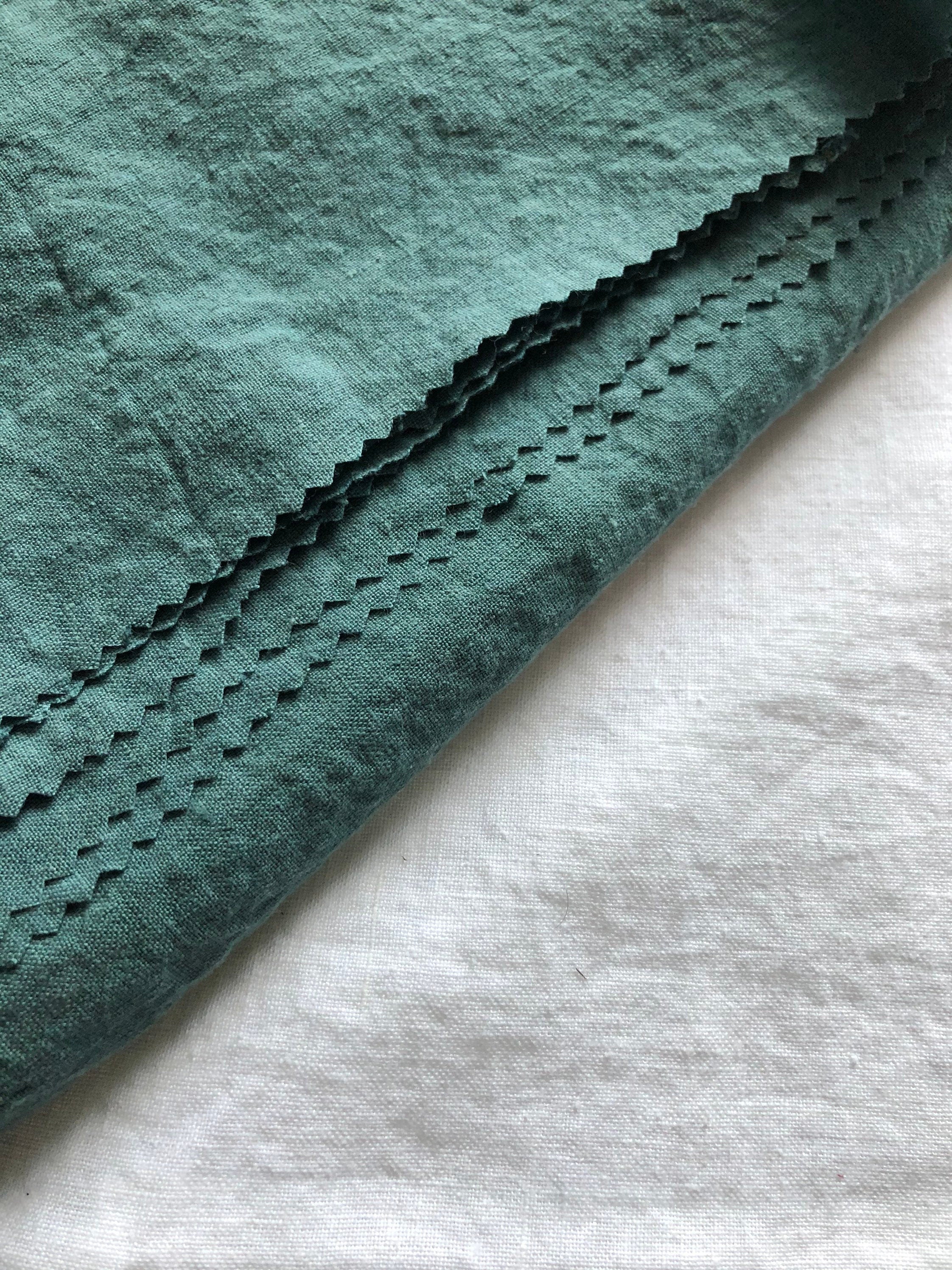 Green Hemp Fabric: Natural Bedding & Sewing Linen (145cm Width)