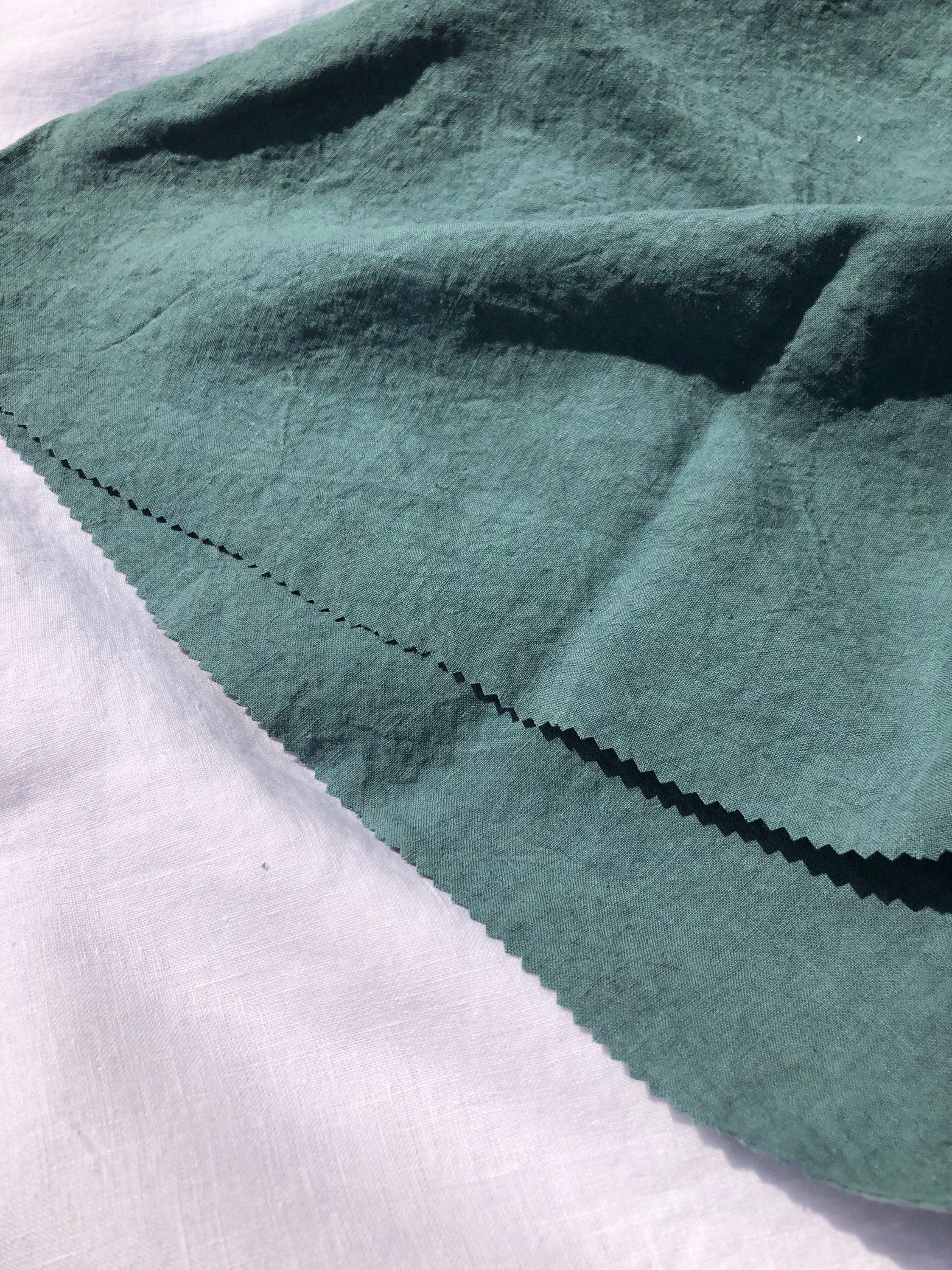 Green Hemp Fabric: Natural Bedding & Sewing Linen by the Meter