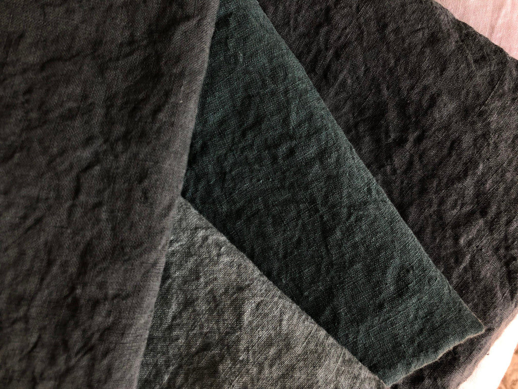 Green Hemp Fabric: 100% Natural Bedding & Sewing Linen (145cm Width)
