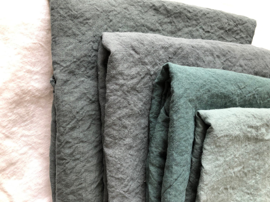 Green Hemp Fabric: 100% Natural Bedding & Sewing Linen (145cm Width)