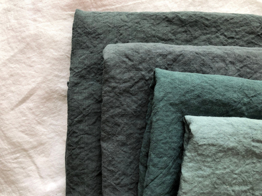 Green Hemp Fabric: 100% Natural Bedding & Sewing Linen (145cm Width)