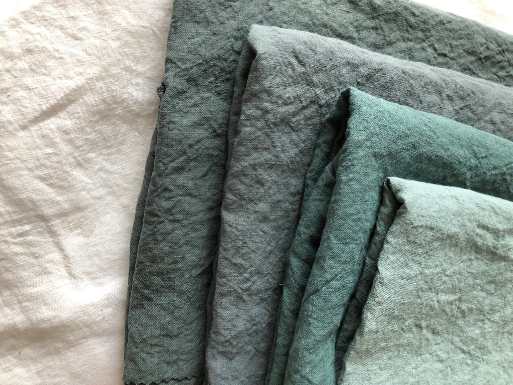 Green Hemp Fabric: 100% Natural Bedding & Sewing Linen (145cm Width)