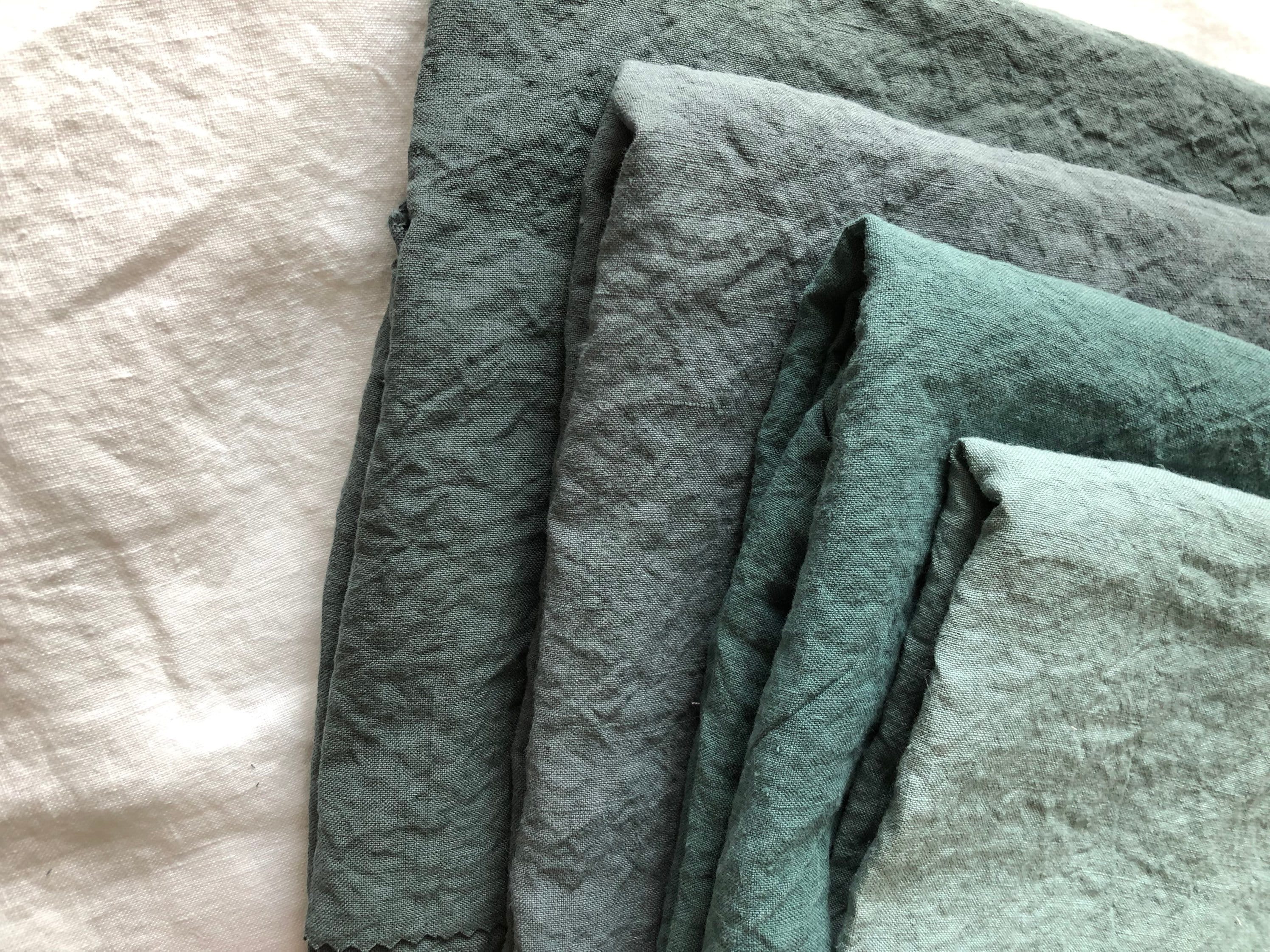 Green Hemp Fabric: 100% Natural Bedding & Sewing Linen (145cm Width)