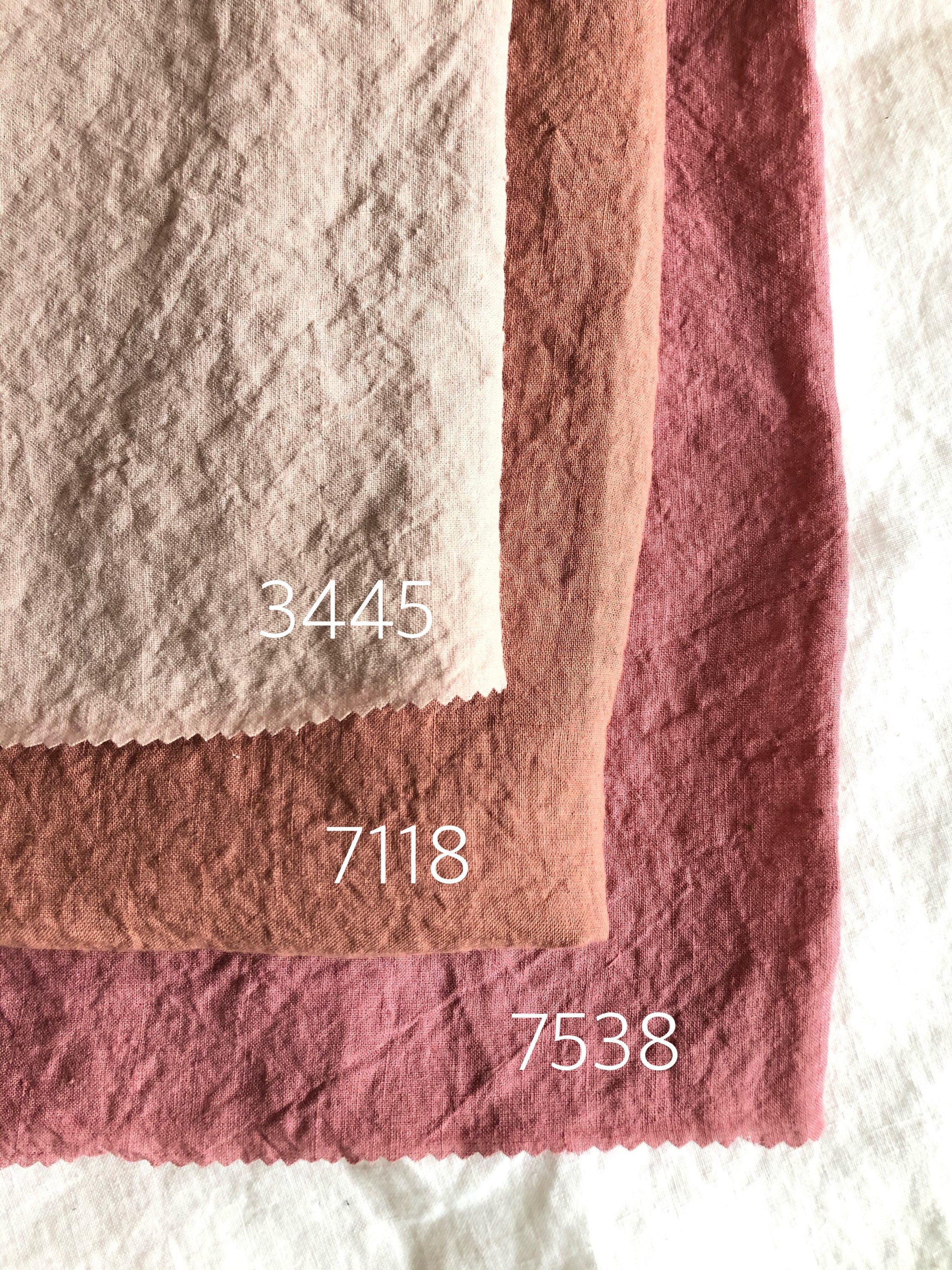 Coral Hemp Fabric: 100% Natural, 145cm Wide, 240gsm