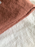 Coral Hemp Fabric: Natural Bedding & Sewing Linen (145cm Width)
