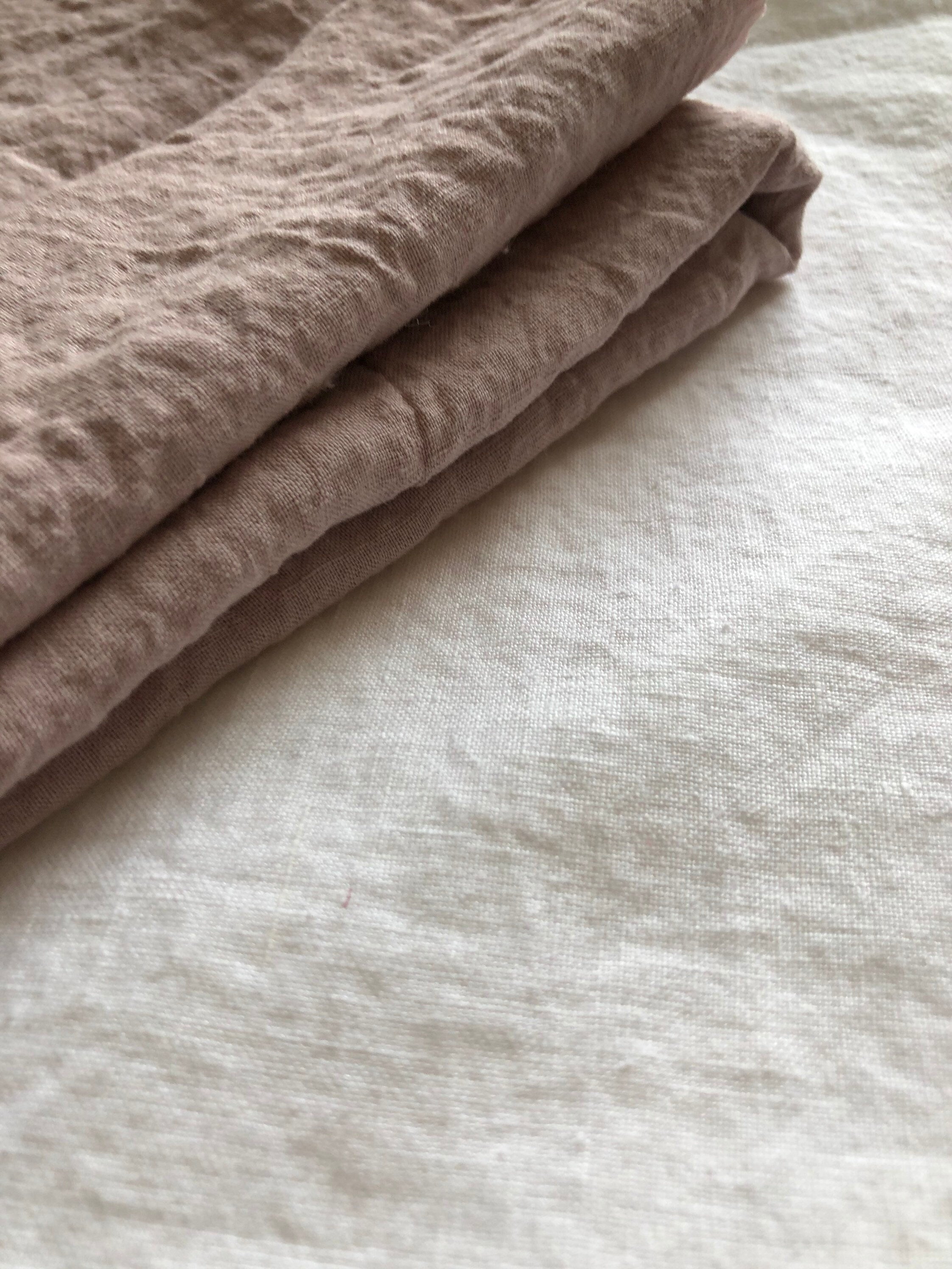 Natural Hemp Fabric: 240g Linen for Bedding & Sewing