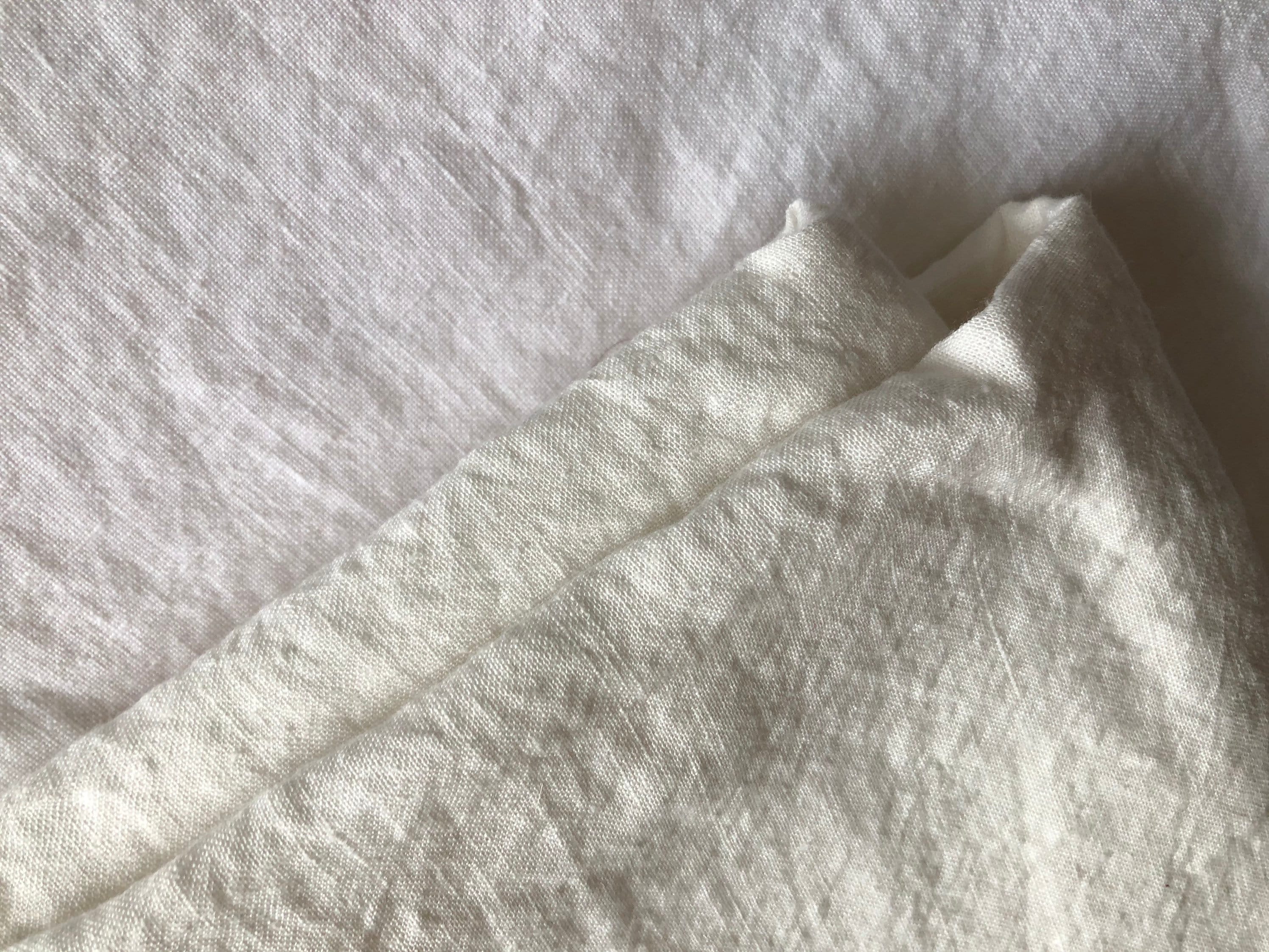 Natural White Hemp Fabric: 240 g Bedding & Sewing Linen