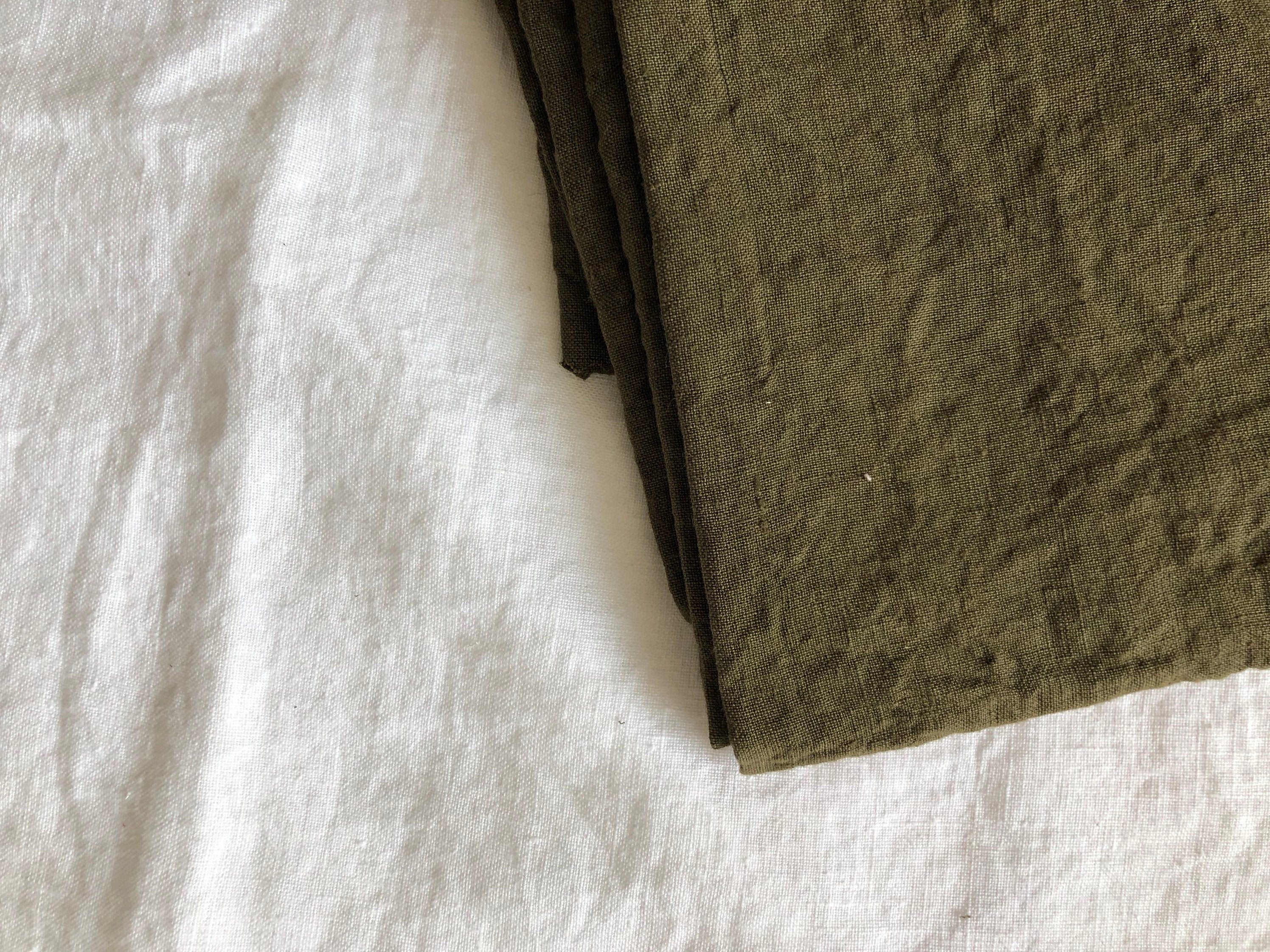 Natural Hemp Fabric: 240g Medium Weight Linen - 145cm Width