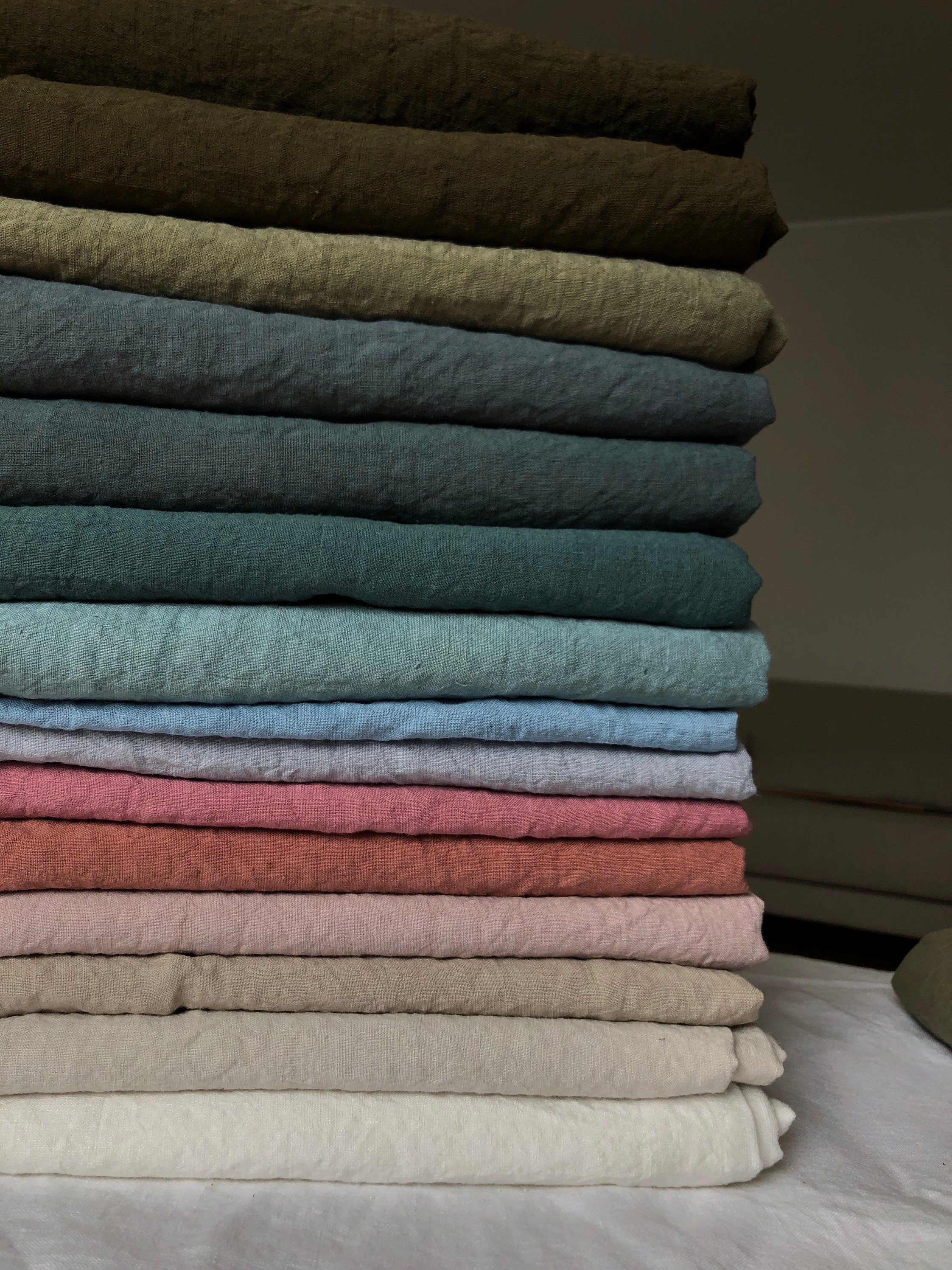 Natural Hemp Fabric: 240g Linen for Bedding & Sewing