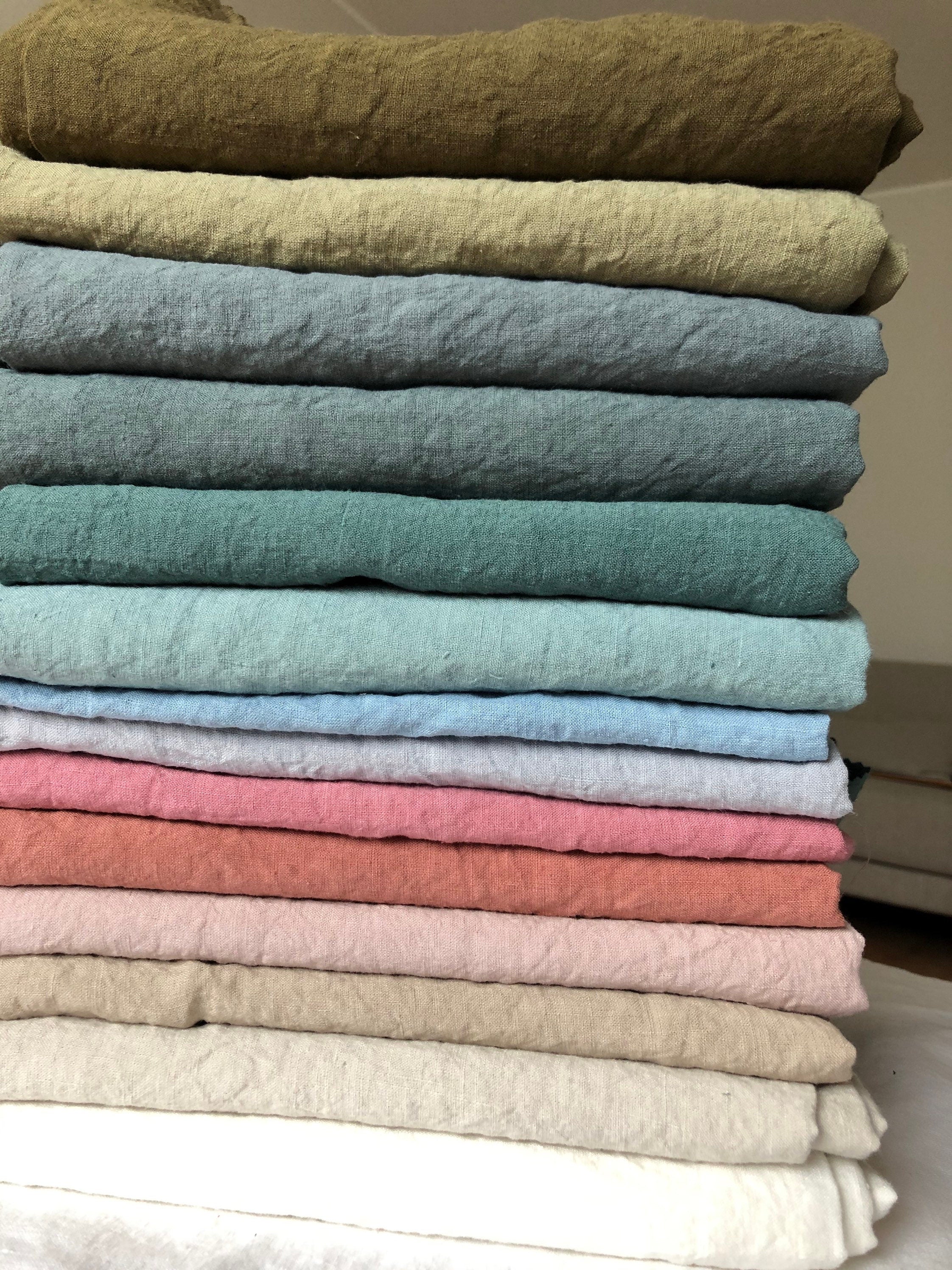Natural Hemp Fabric: 240g Linen for Bedding & Sewing