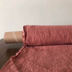 Extra wide natural linen fabrics