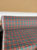 Soft Gingham Linen Fabric: Woven Checked Textile, BGO8