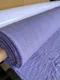 Extra Wide Soft Linen Fabric: Medium Purple Bedding Material (110 inch)