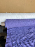 88" Extra Wide Waffle Linen Cotton Fabric: Medium Purple BGO137