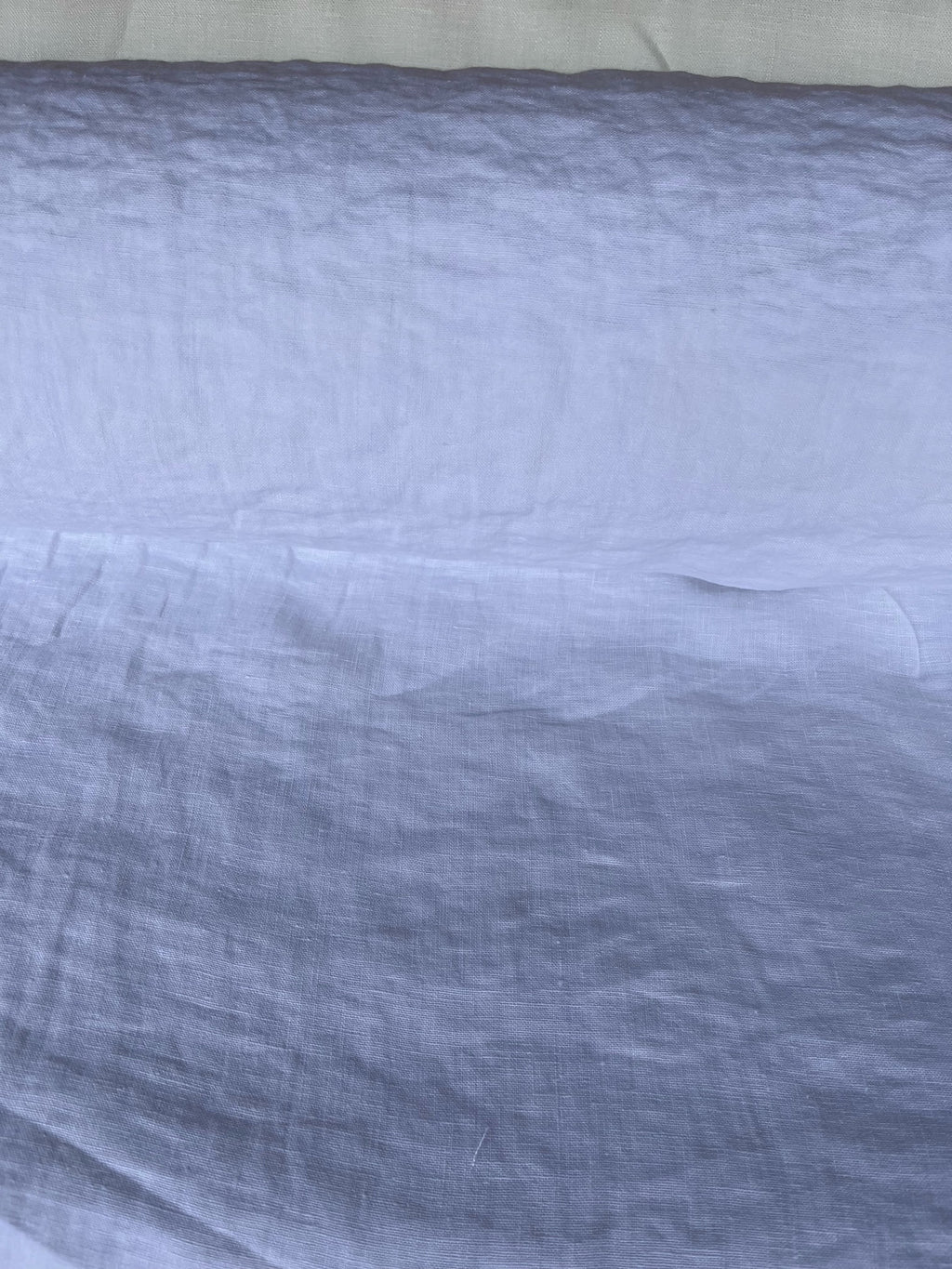 Bleached White Linen Fabric: Extra Wide, Softened (280cm/110in Width)