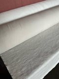 Warm Ivory Linen Fabric: 100% French Flax, Softened (145cm Width)