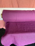 Prickly Pear Linen Fabric: 100% French Flax, Softened (145cm Width)