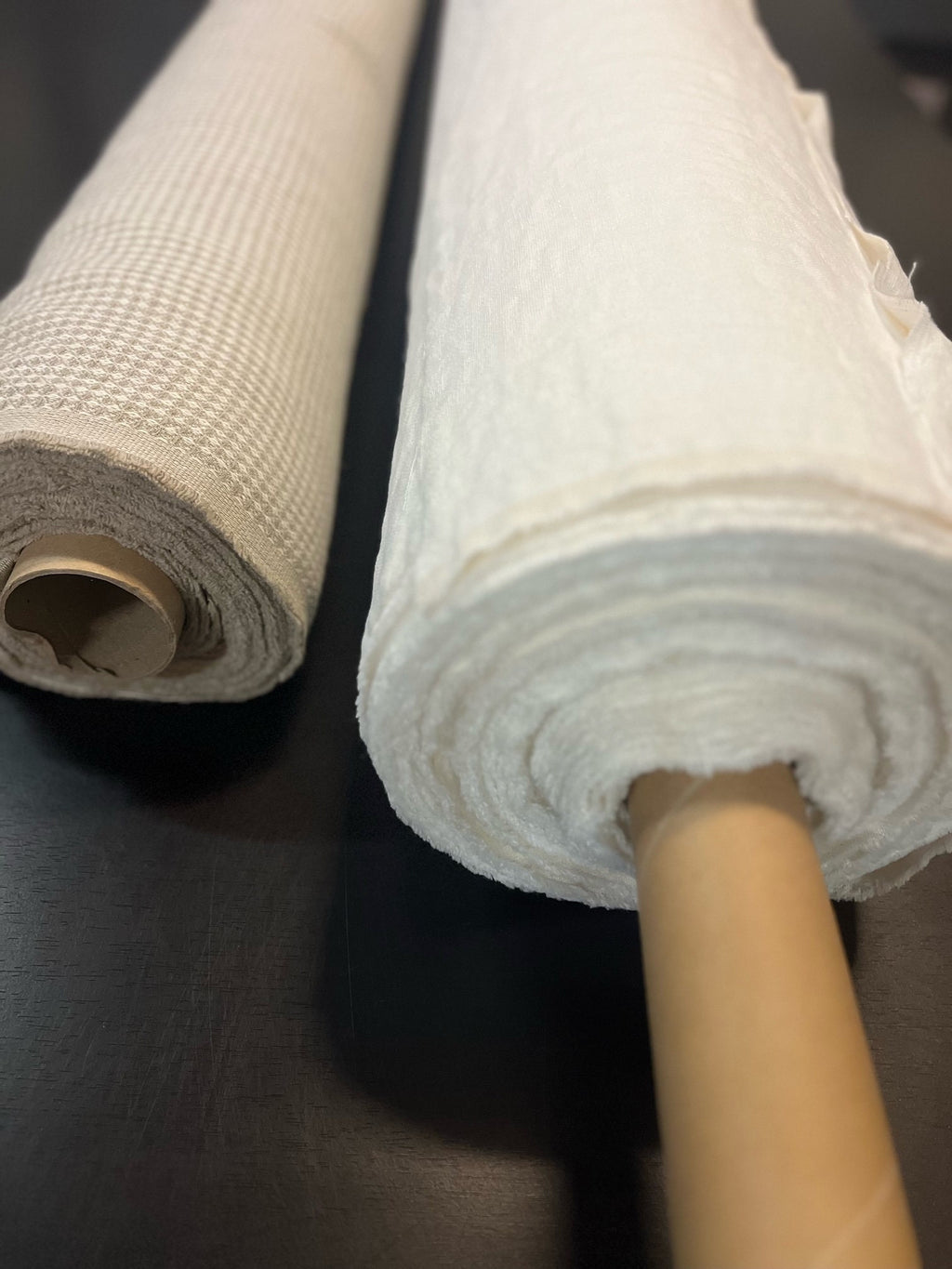 110 inches wide Extra Wide Softened Linen Fabric BGO27L: Natural White, 285 cm Width