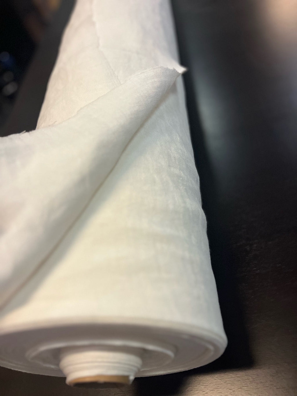 110 inches wide Extra Wide Softened Linen Fabric BGO27L: Natural White, 285 cm Width